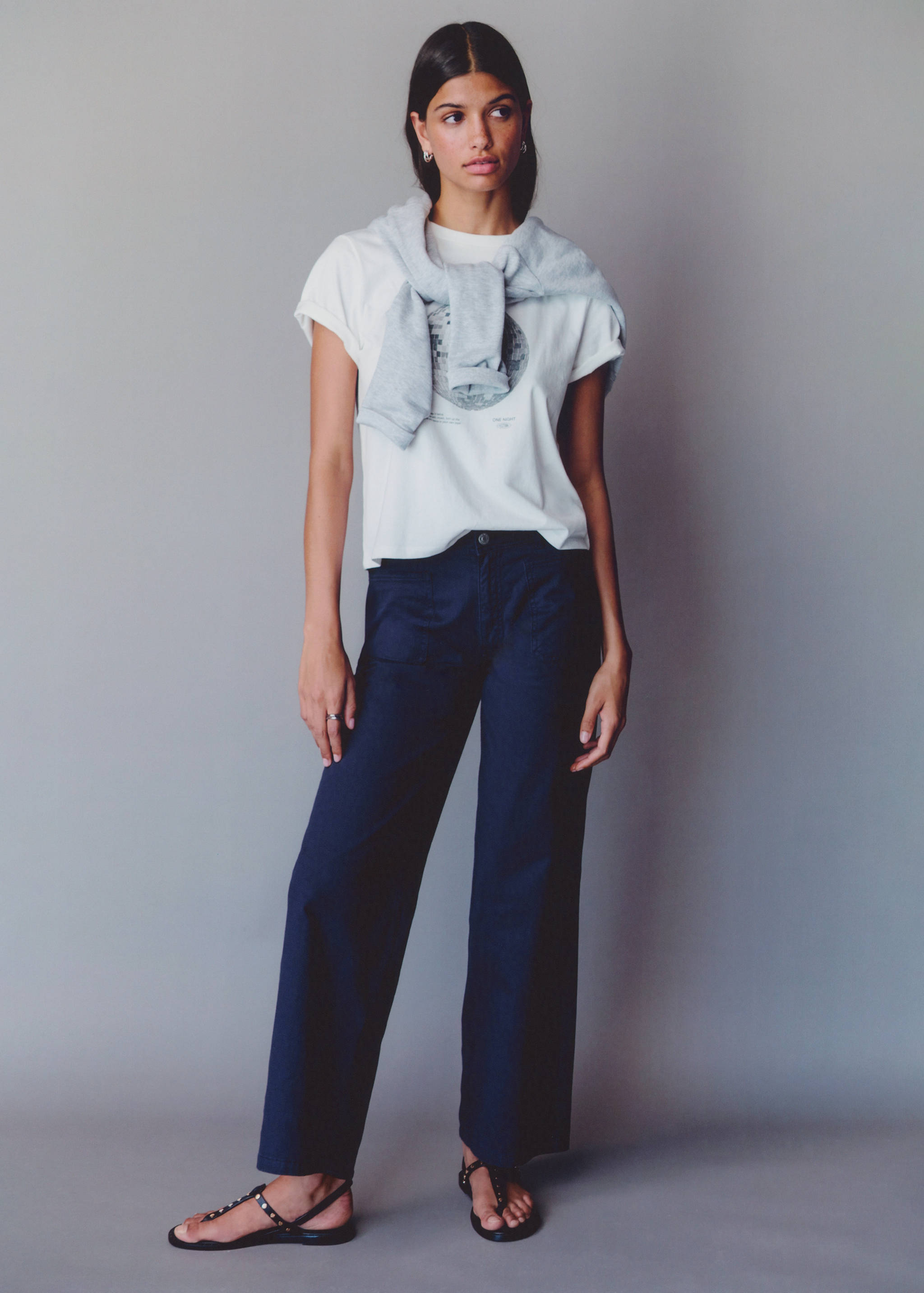 Pockets straight trousers - Details of the article 5