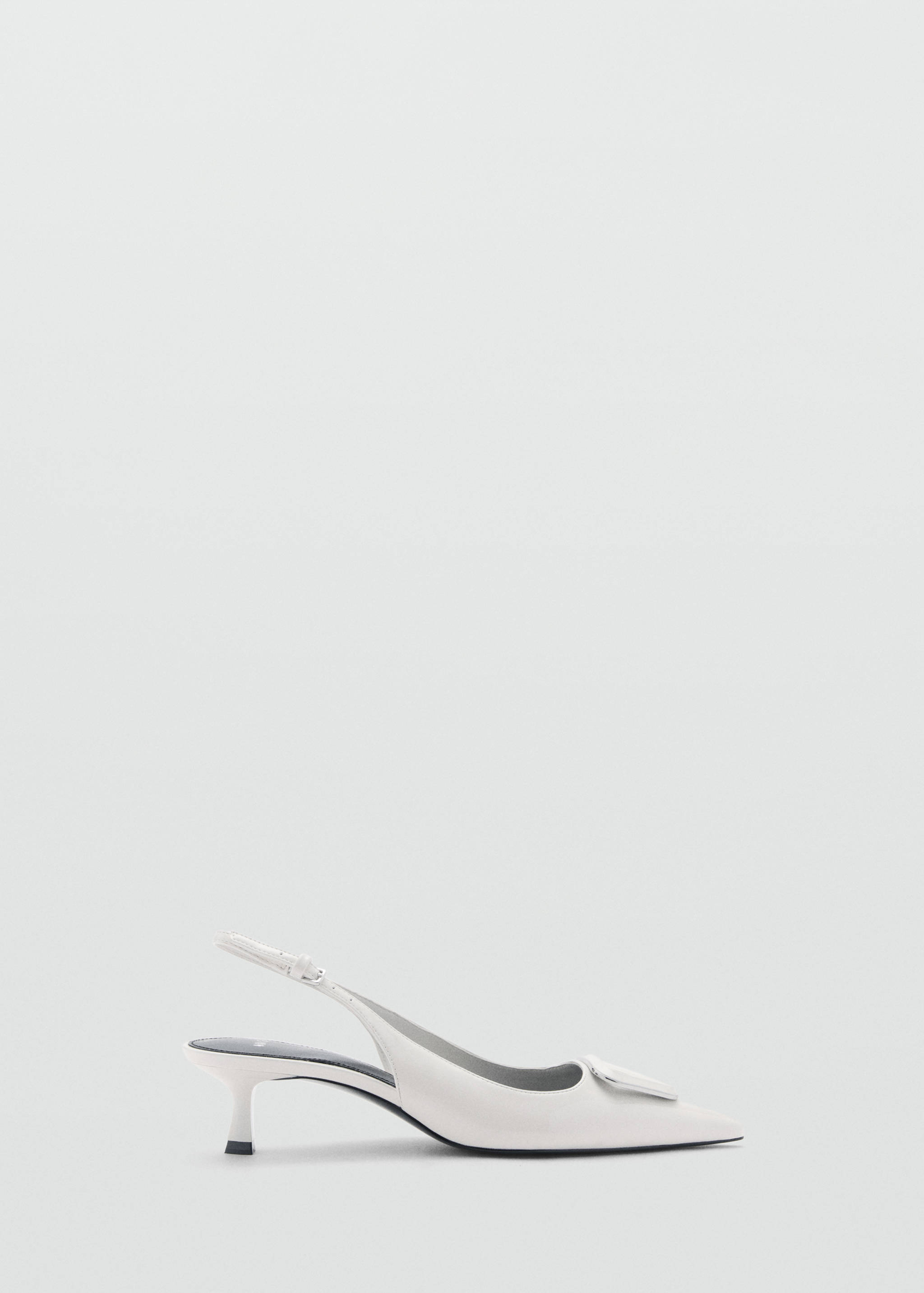 Heeled slingback shoes with detail - Article without model