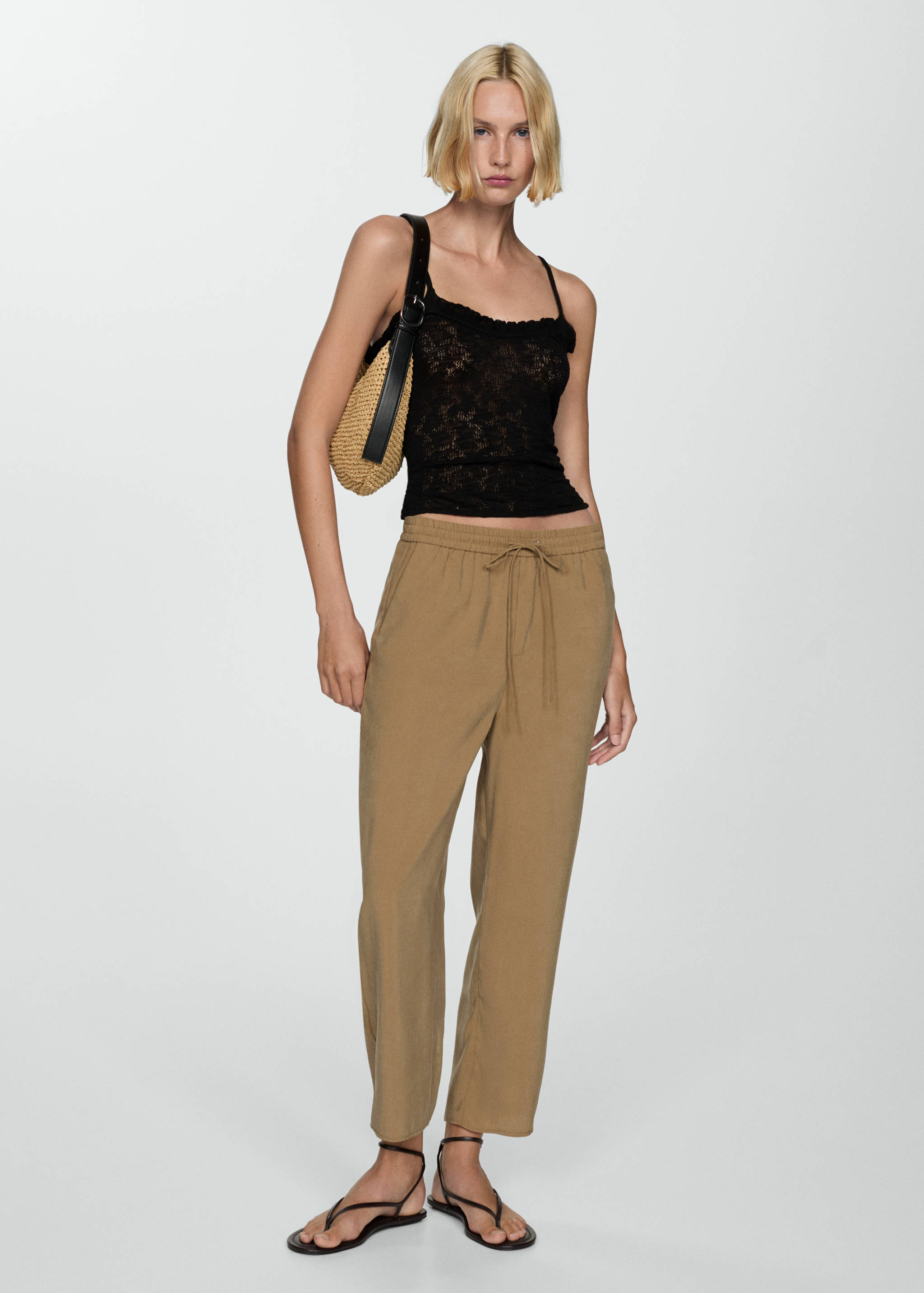 Pantalón recto modal - Detalle del artículo 2