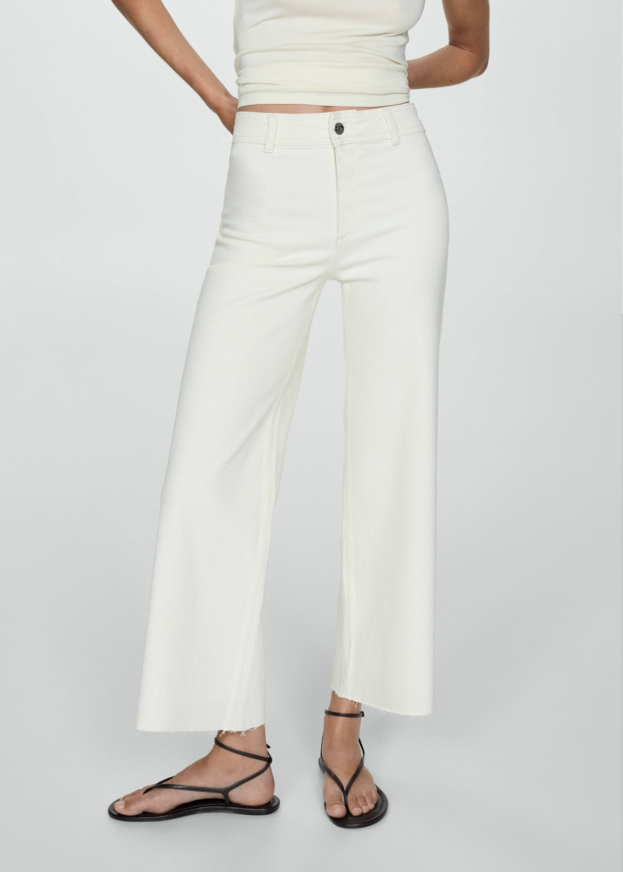 Catherin culotte high-rise jeans - Medium plane