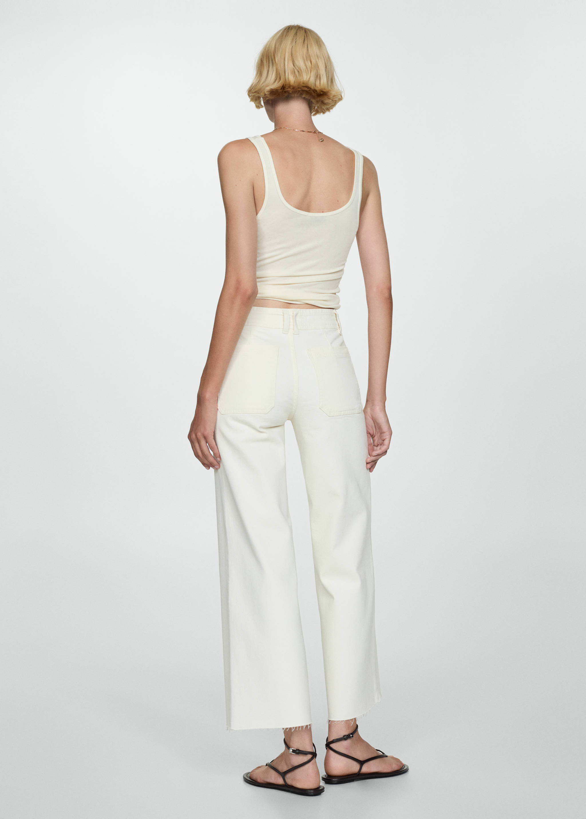 Catherin culotte high-rise jeans - Reverse of the article