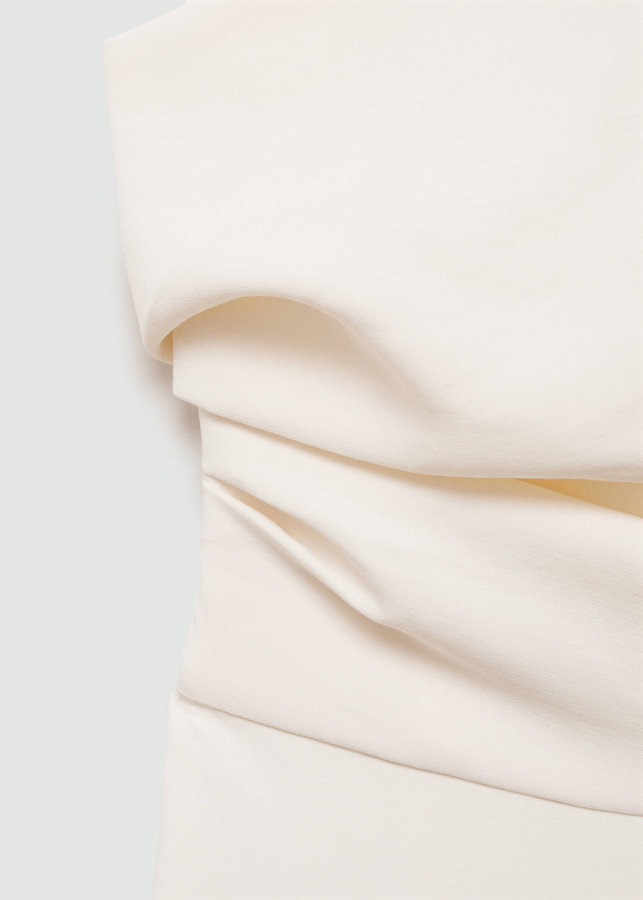 Asymmetrical jumpsuit with draped detail - Details of the article 0