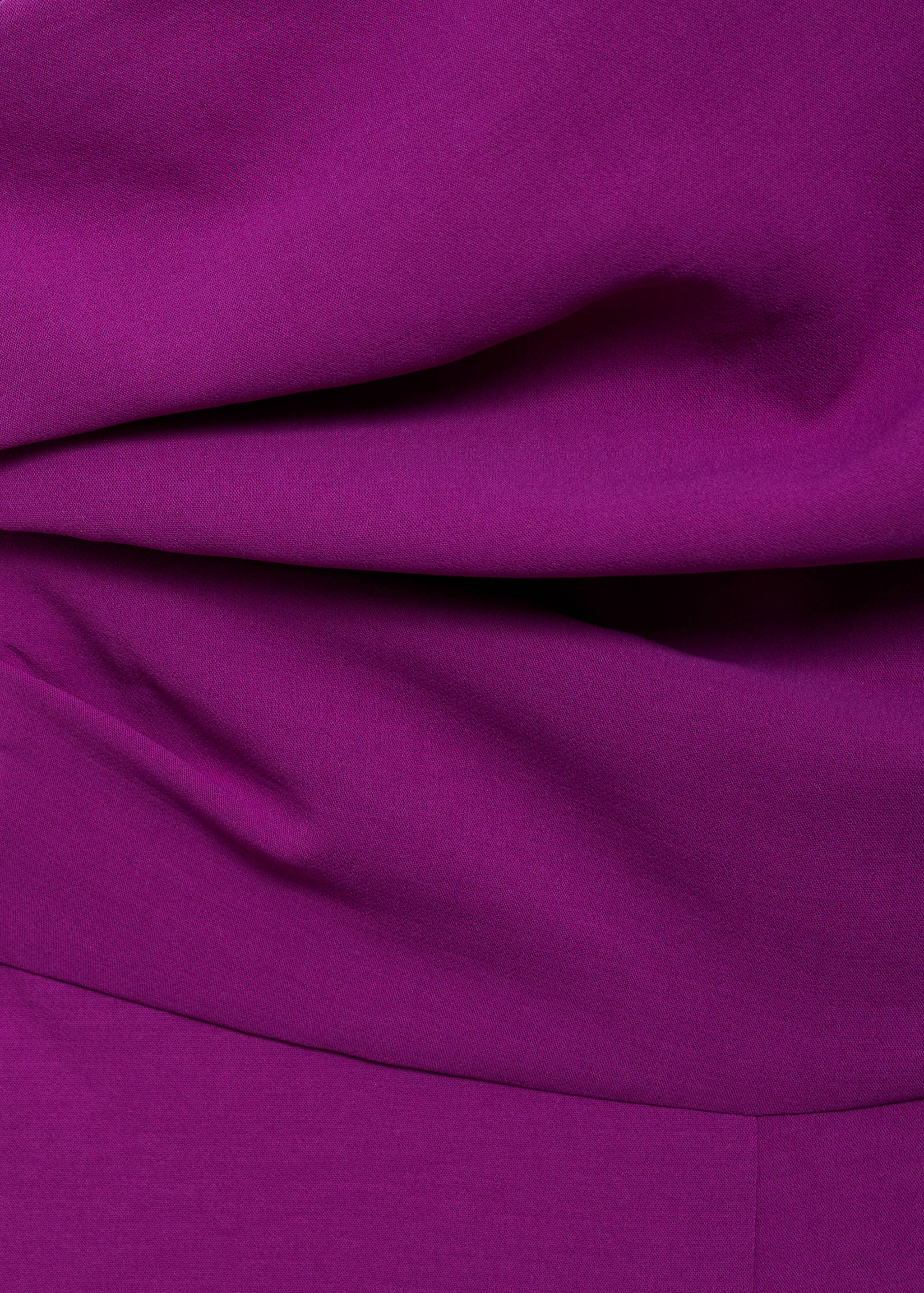 Asymmetrical jumpsuit with draped detail - Details of the article 8