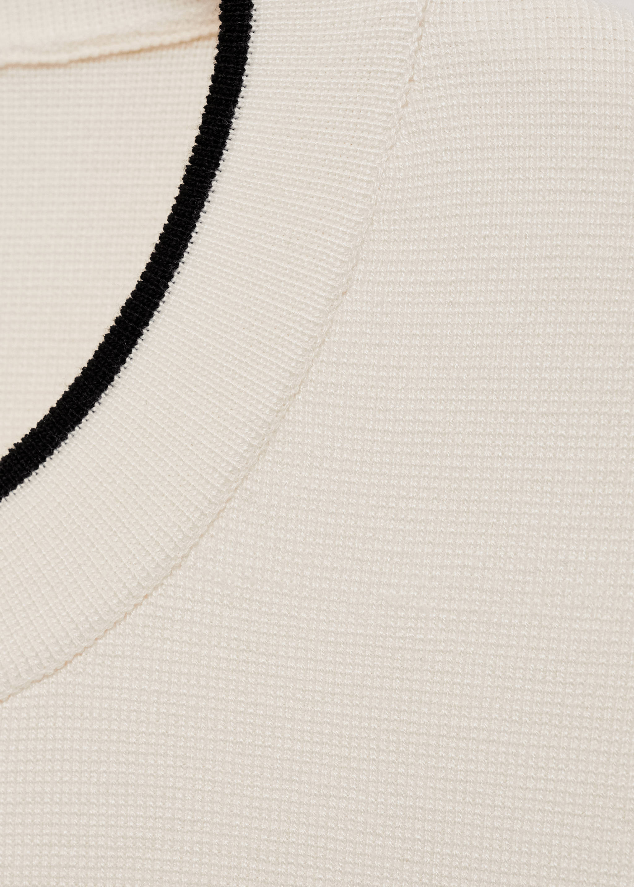 Contrast trim sweater - Details of the article 8