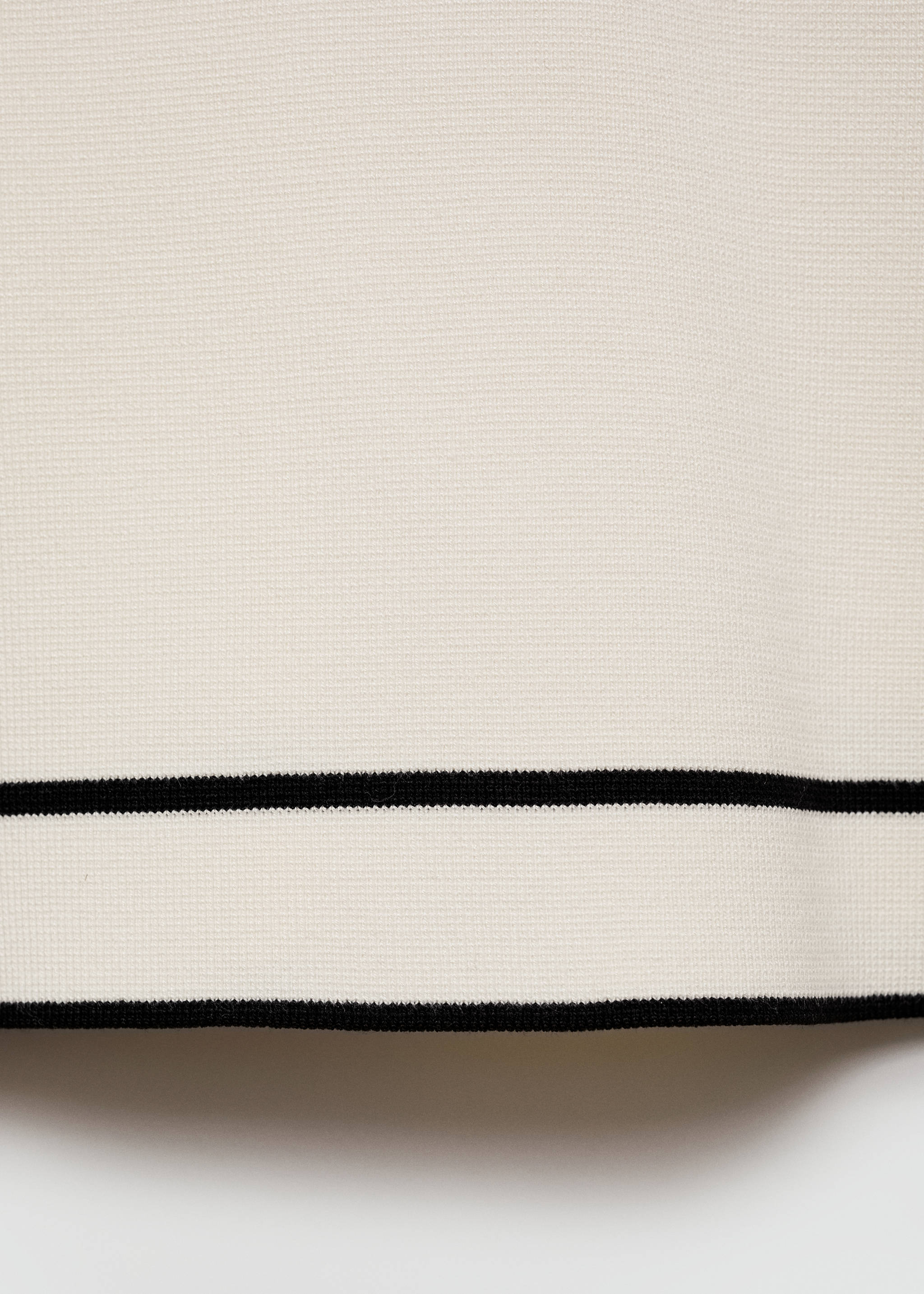 Contrast trim sweater - Details of the article 0