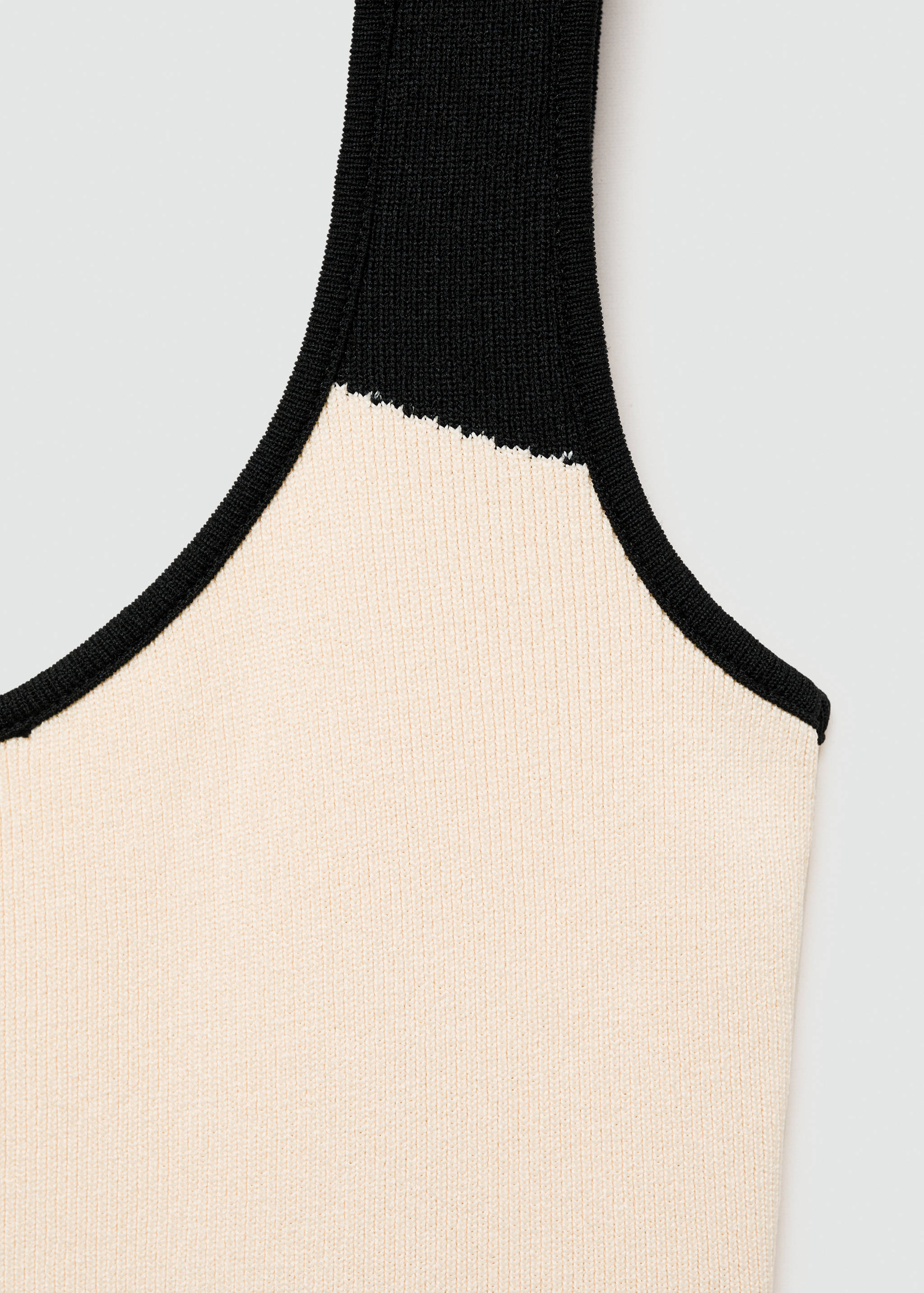 Striped knitted midi-dress - Details of the article 8