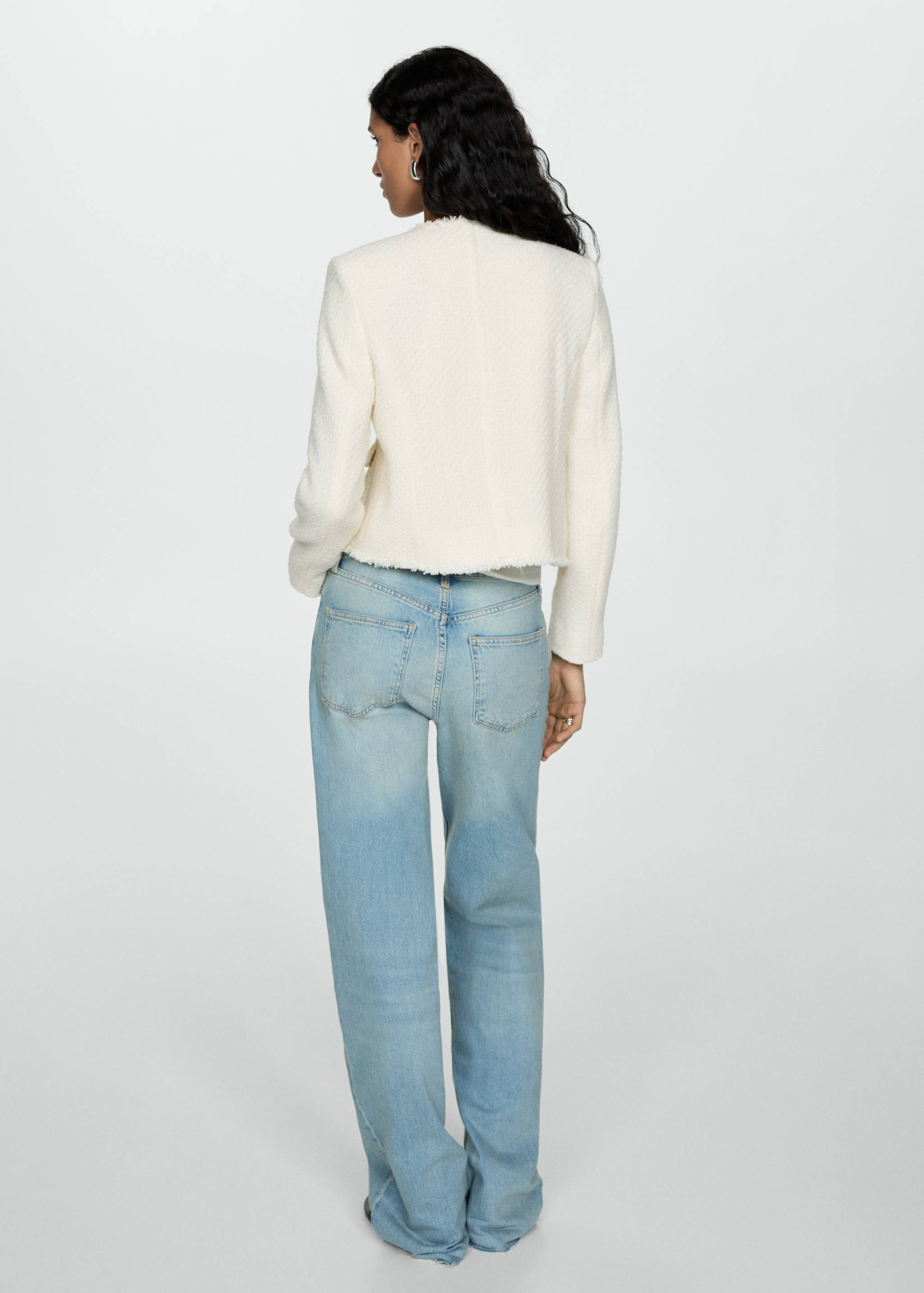 Pocket tweed jacket - Reverse of the article