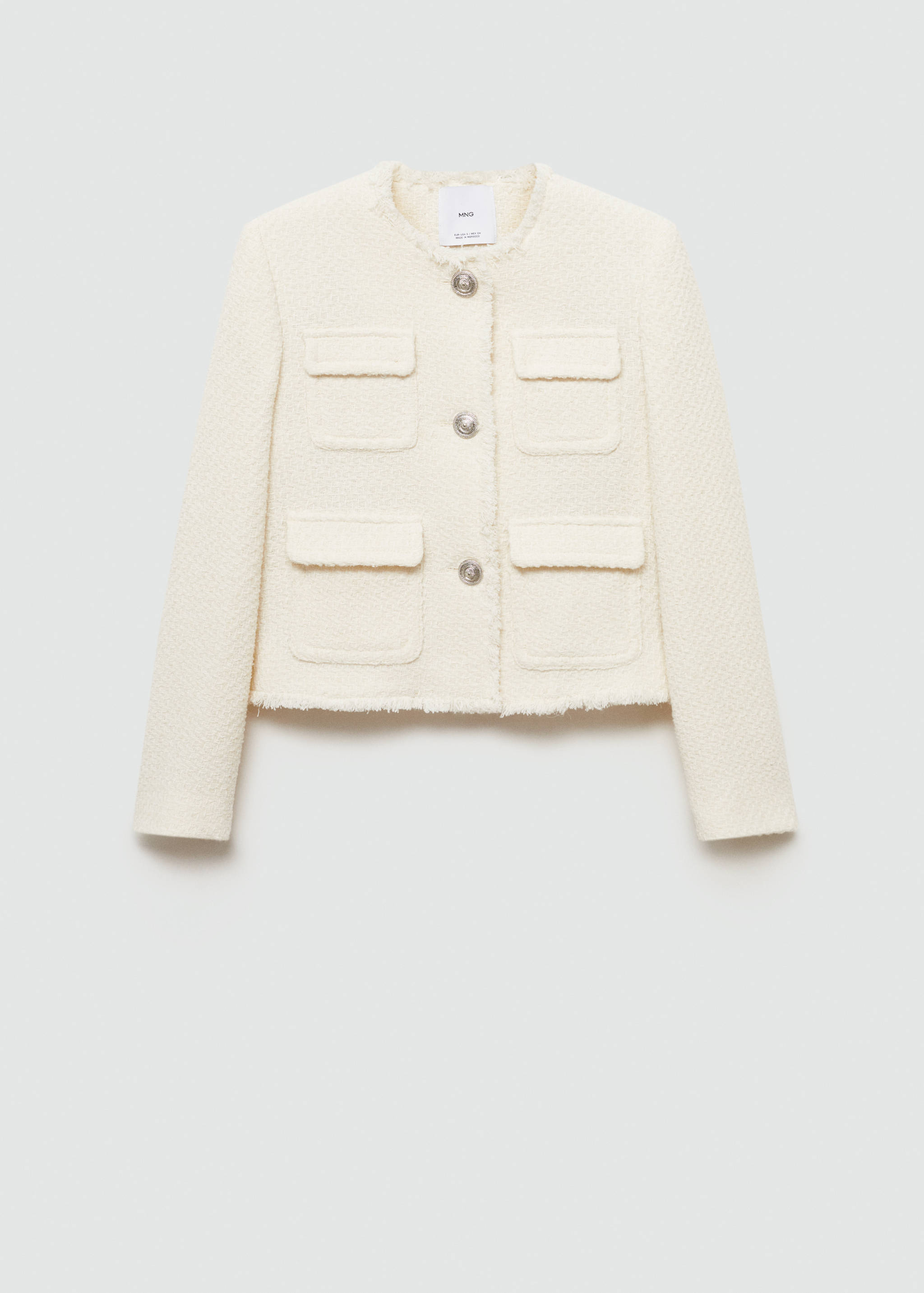 Pocket tweed jacket - Article without model