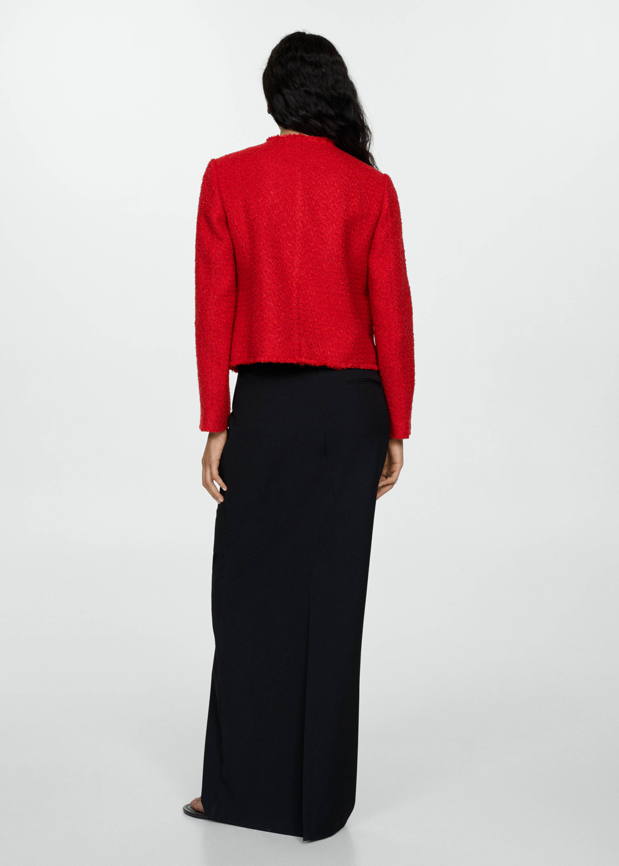 Pocket tweed jacket - Reverse of the article