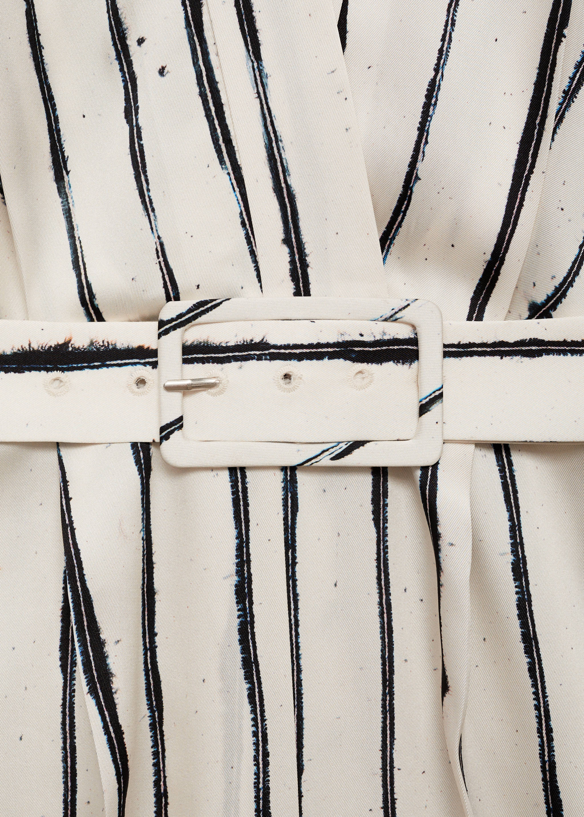 Striped satin jumpsuit - Details of the article 8