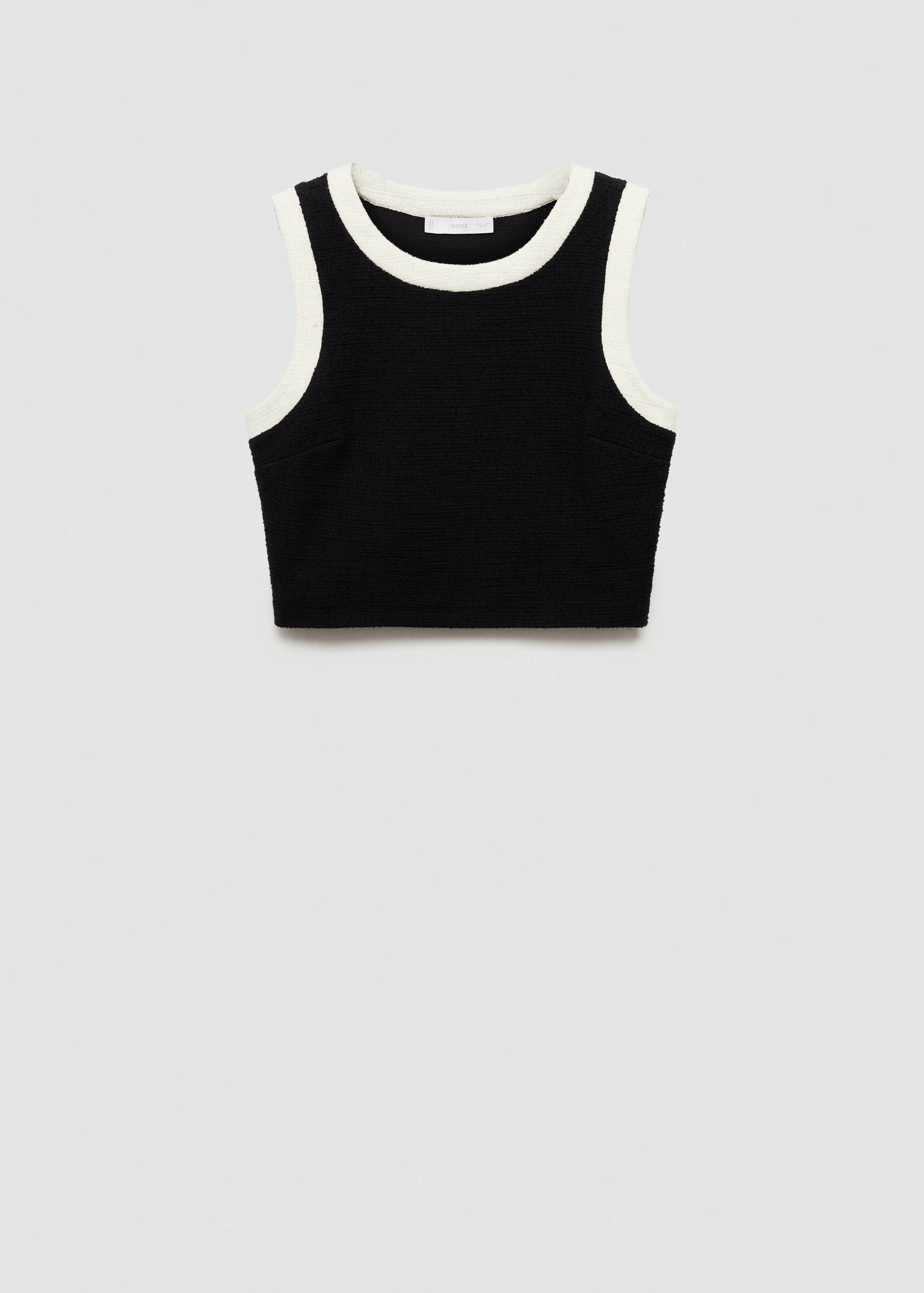 Tweed crop top - Article without model