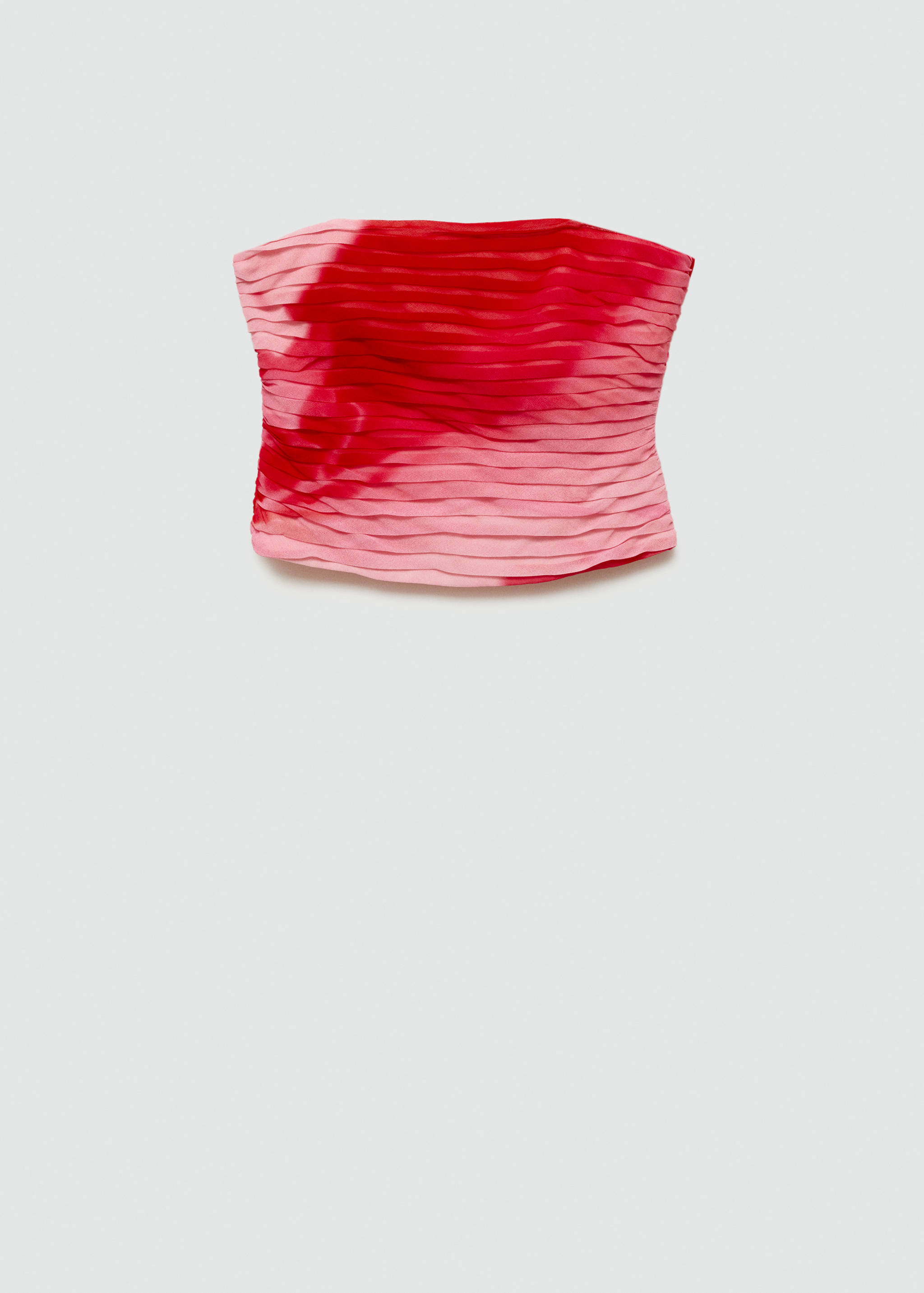 Strapless draped top - Article without model