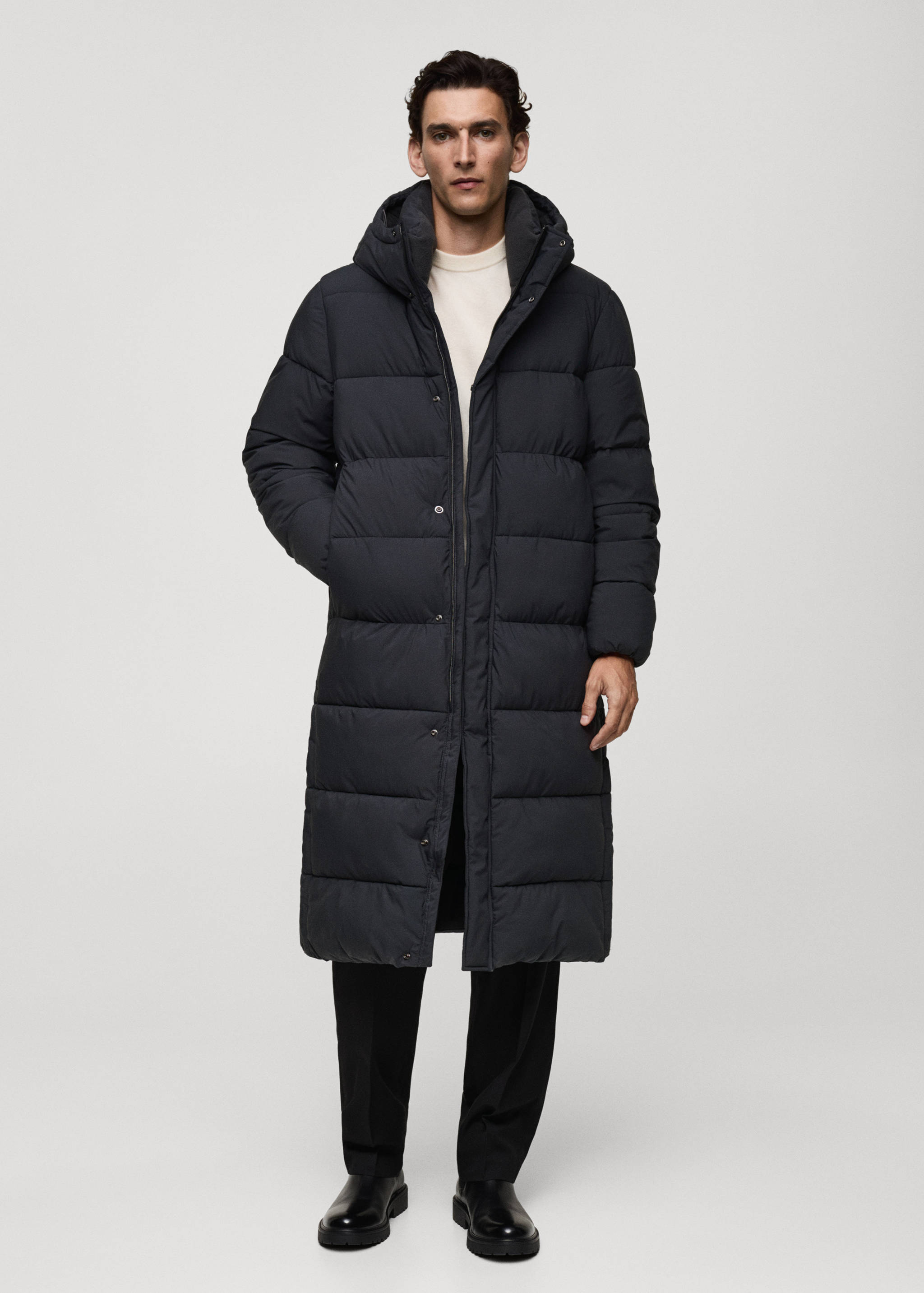 保暖长外套 - null