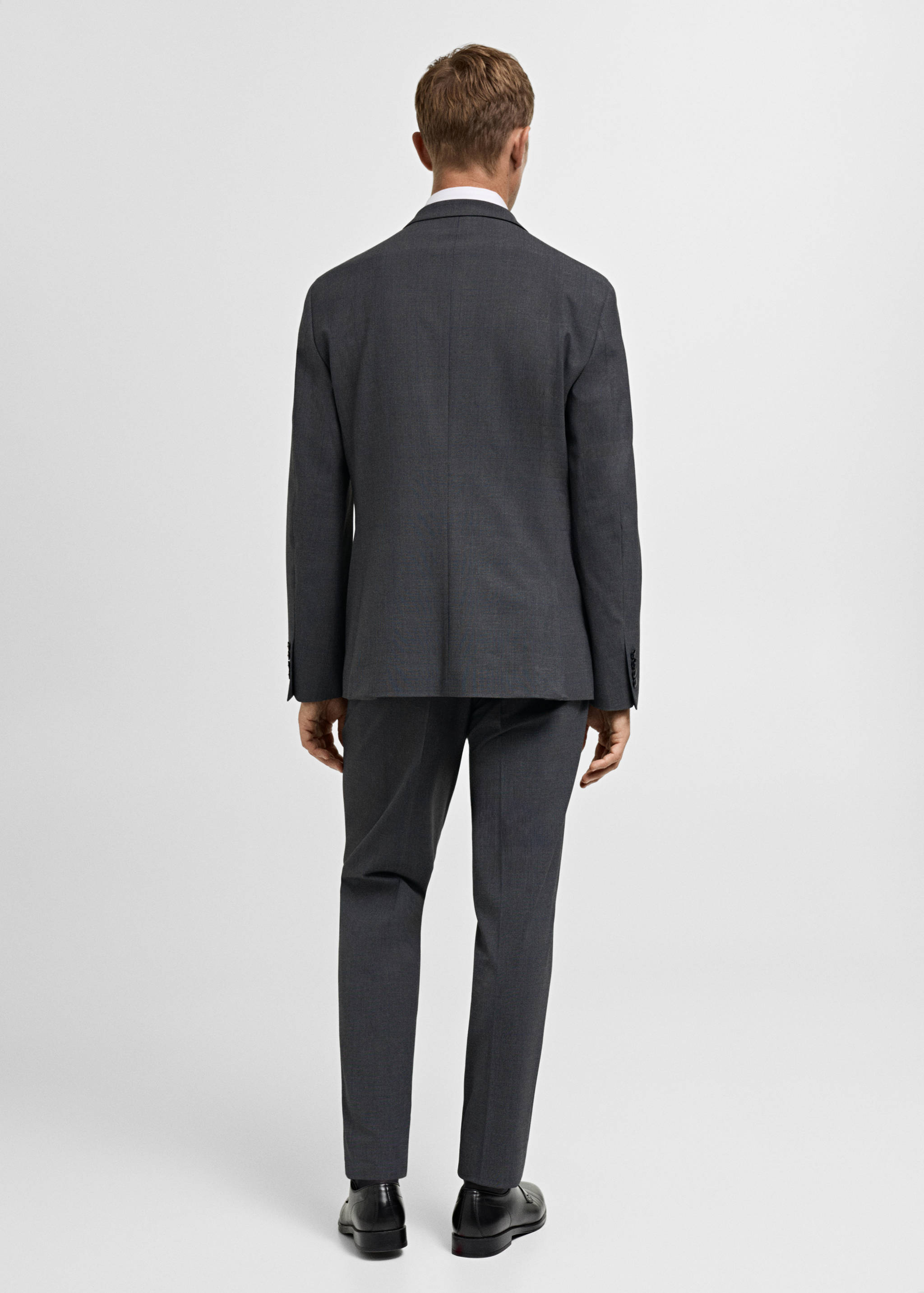Super slim-fit suit jacket in stretch fabric - Medium plane