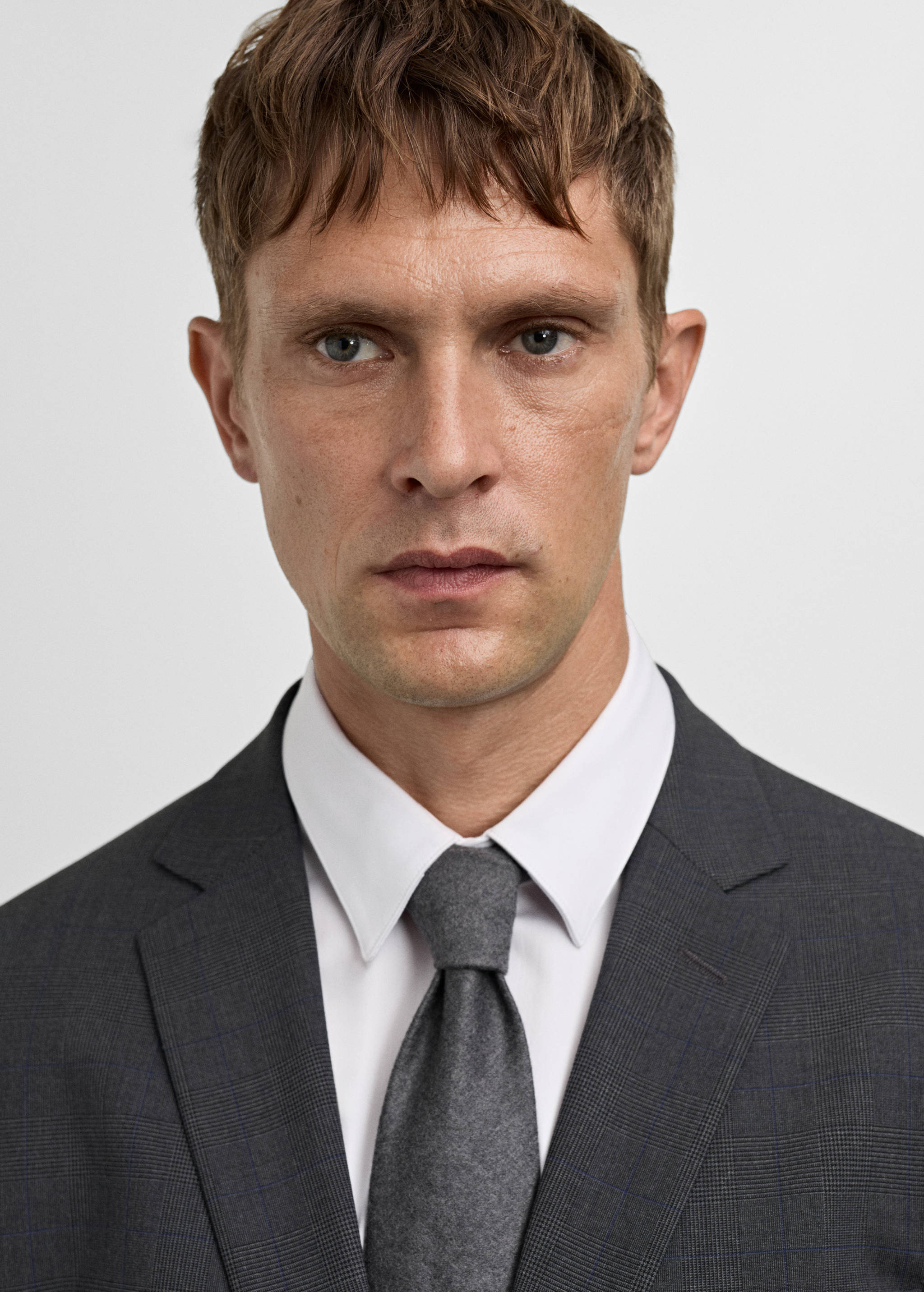 Super slim-fit suit jacket in stretch fabric - Details of the article 1