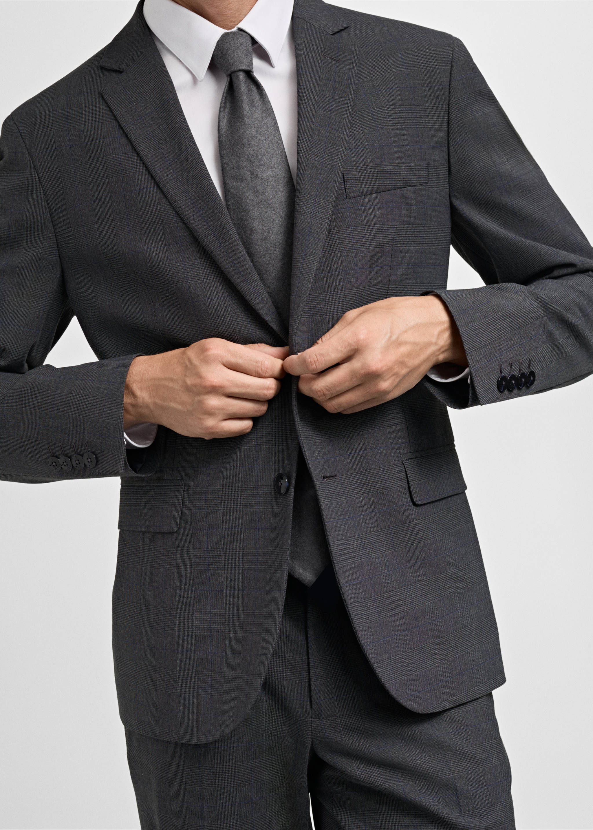 Super slim-fit suit jacket in stretch fabric - Details of the article 6