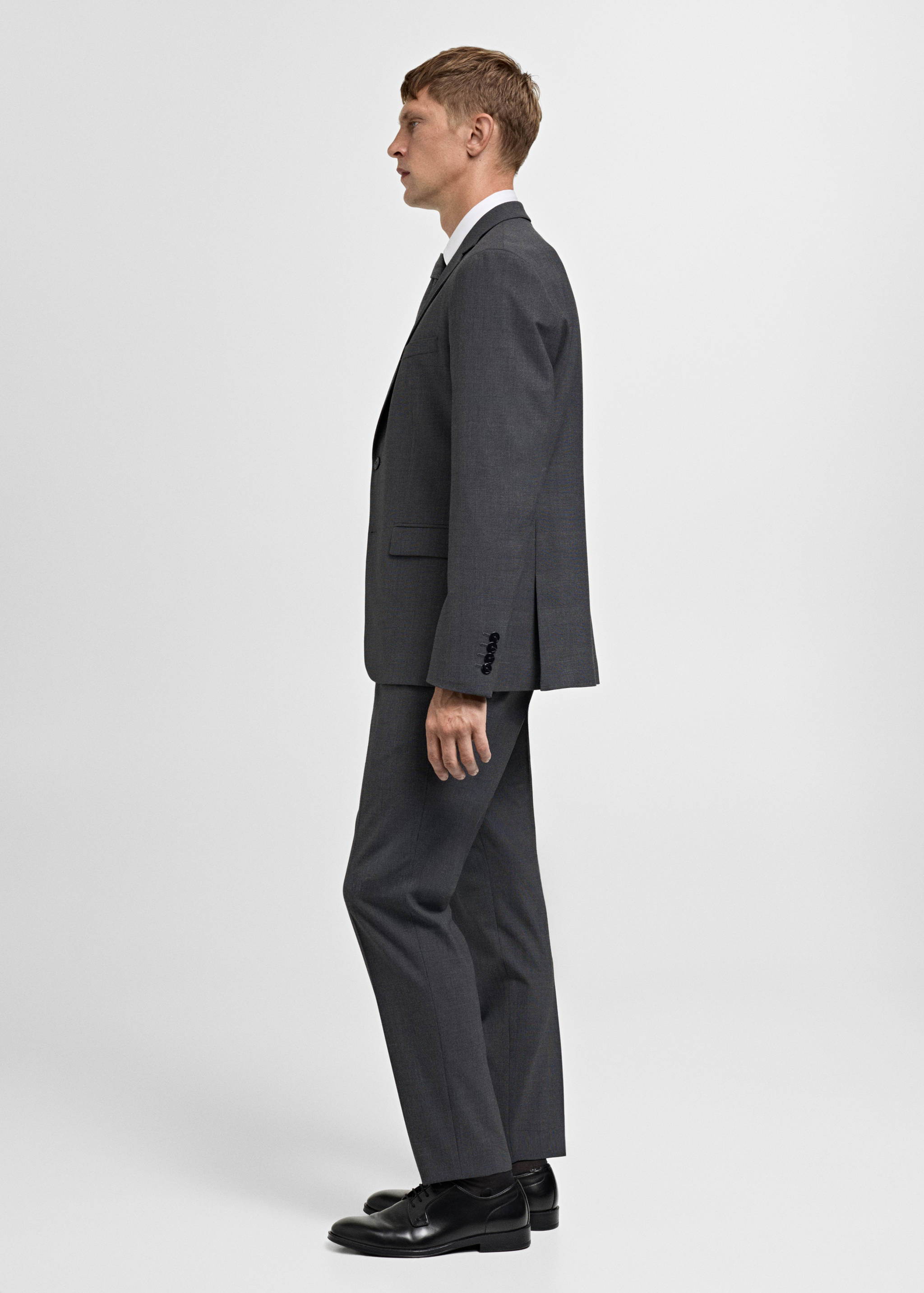 Super slim-fit suit jacket in stretch fabric - Details of the article 2