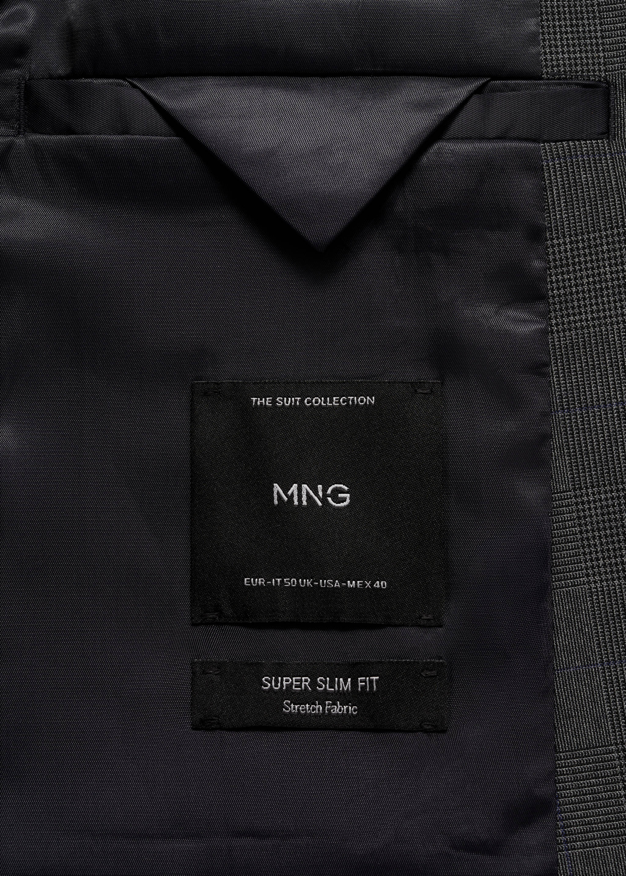 Super slim-fit suit jacket in stretch fabric - Details of the article 0