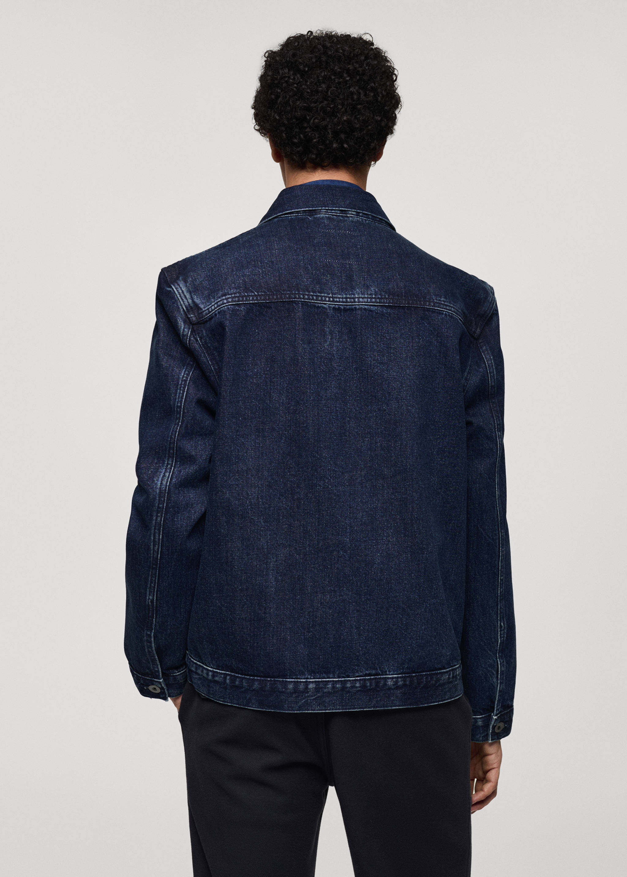 Blouson jean poches - Verso de l’article