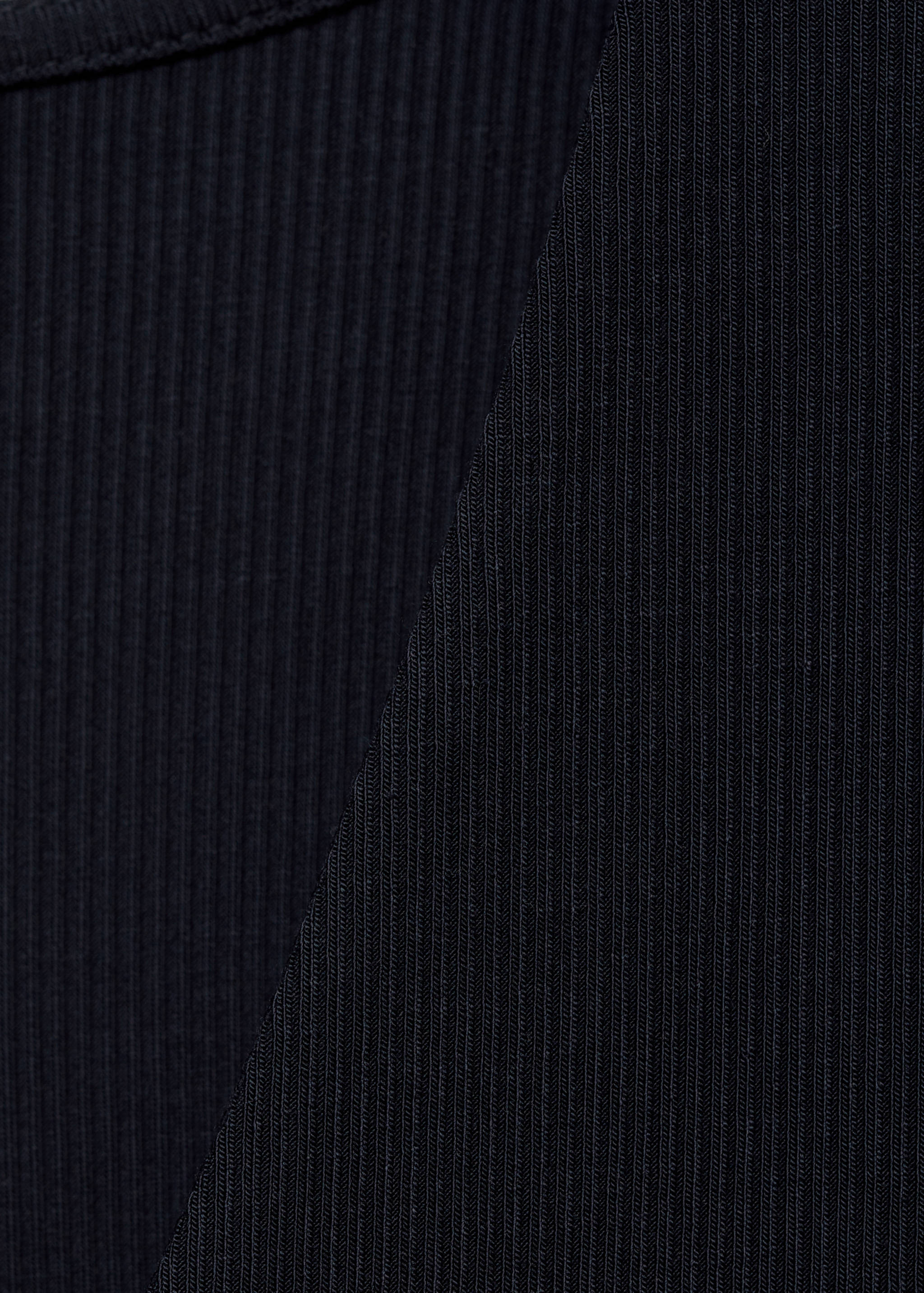 Buttoned lyocell t-shirt - Details of the article 0