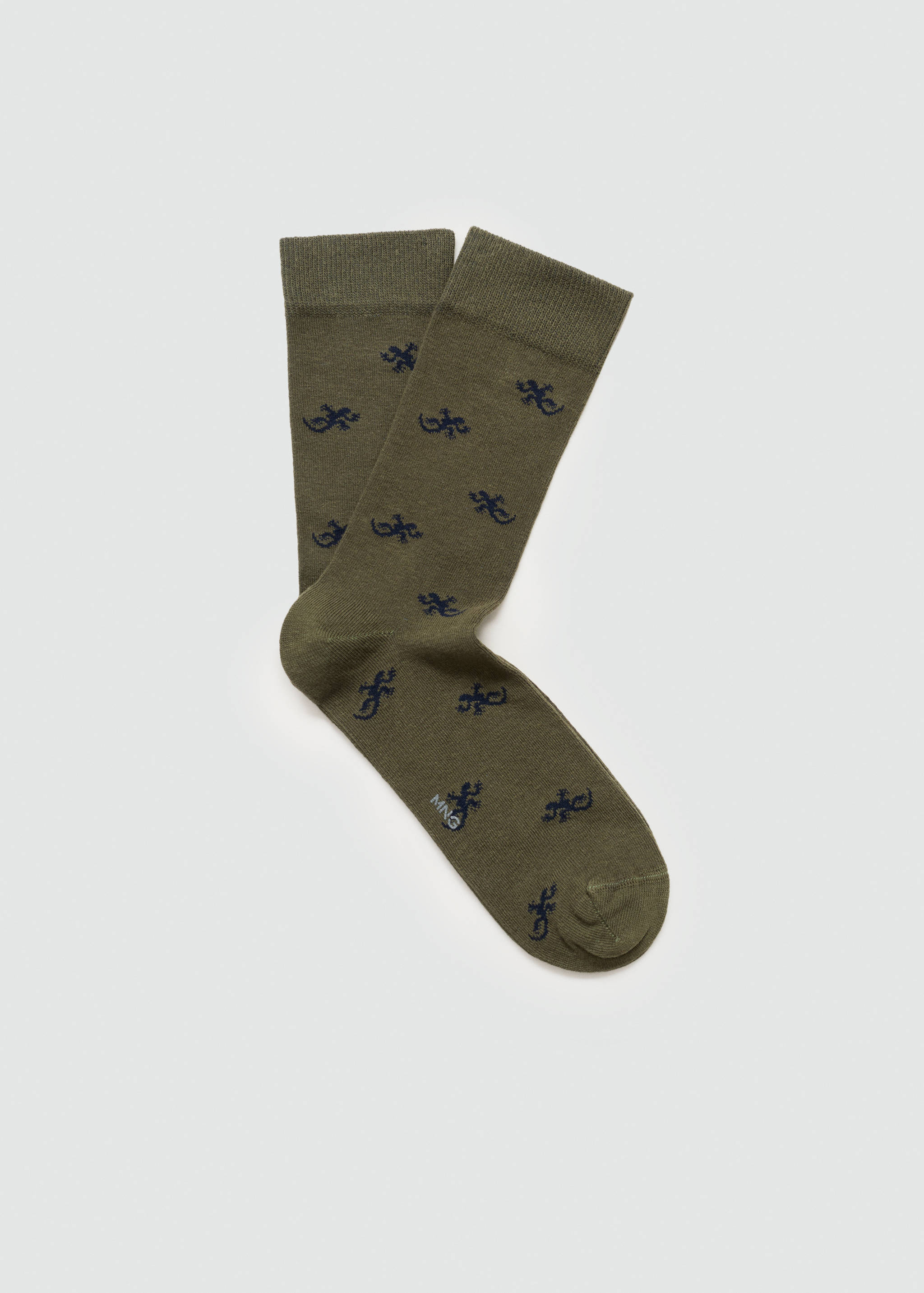 Chaussettes coton imprimé animal - Article sans modèle
