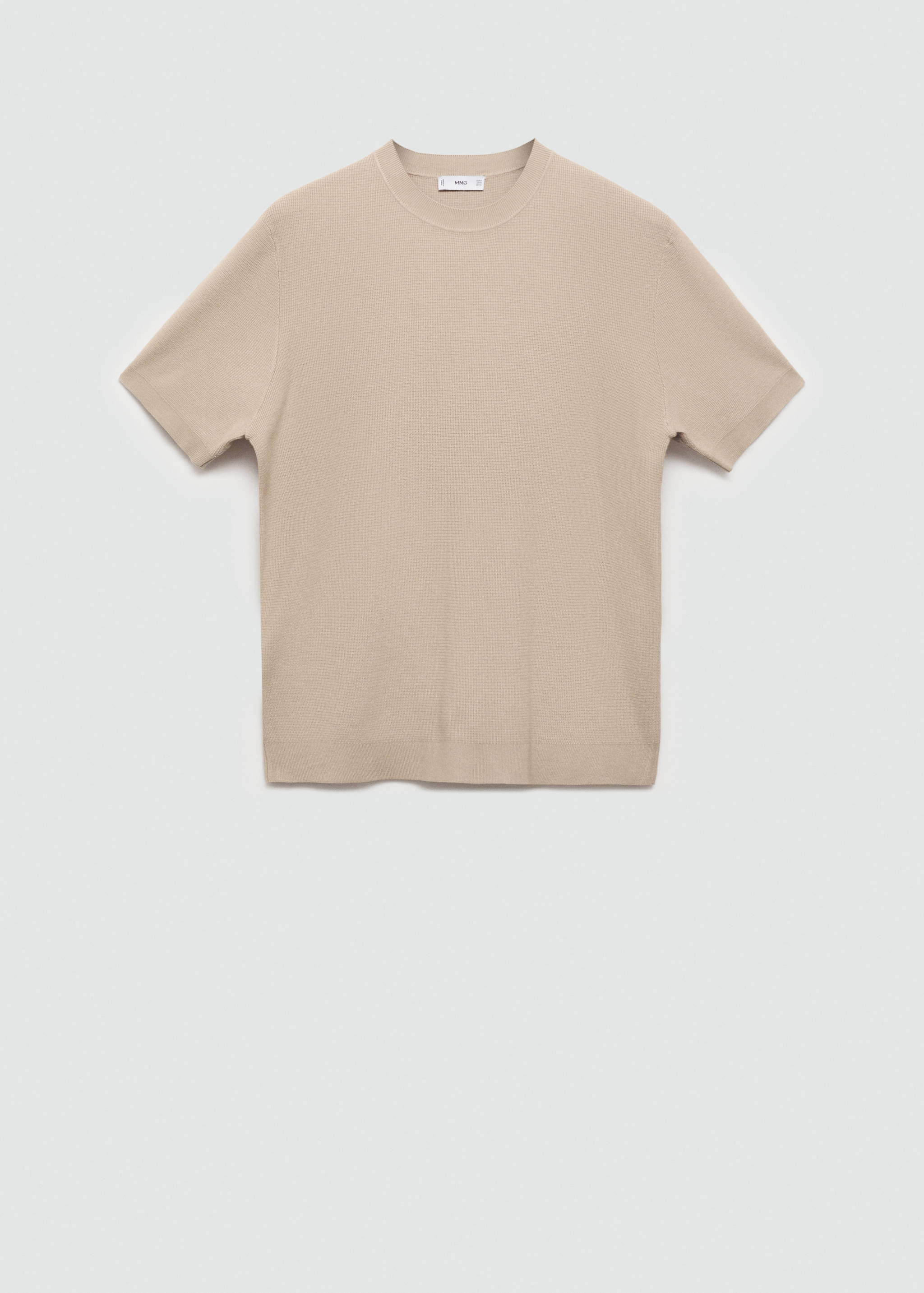 Camiseta punto estructura - Artículo sin modelo