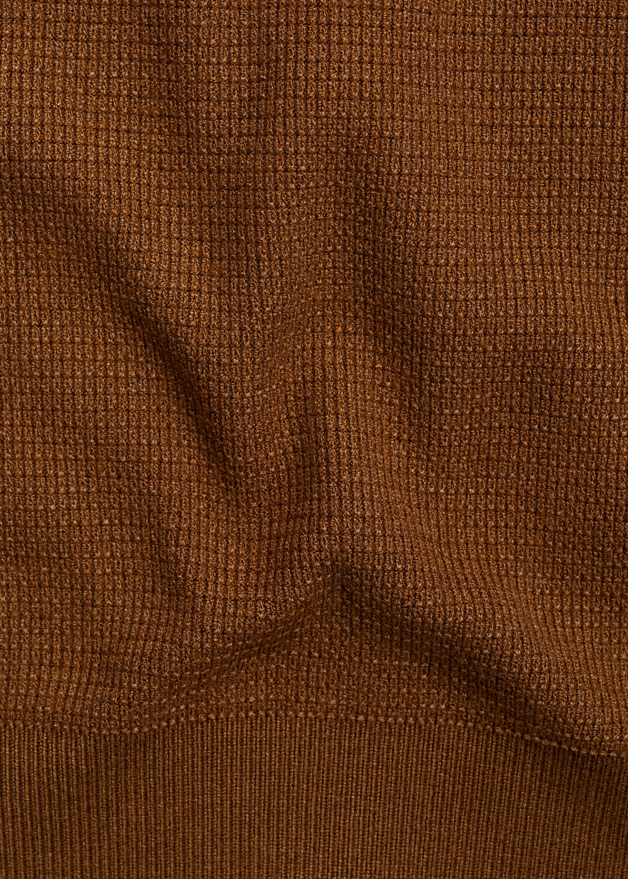 Structured knitted t-shirt - Details of the article 0