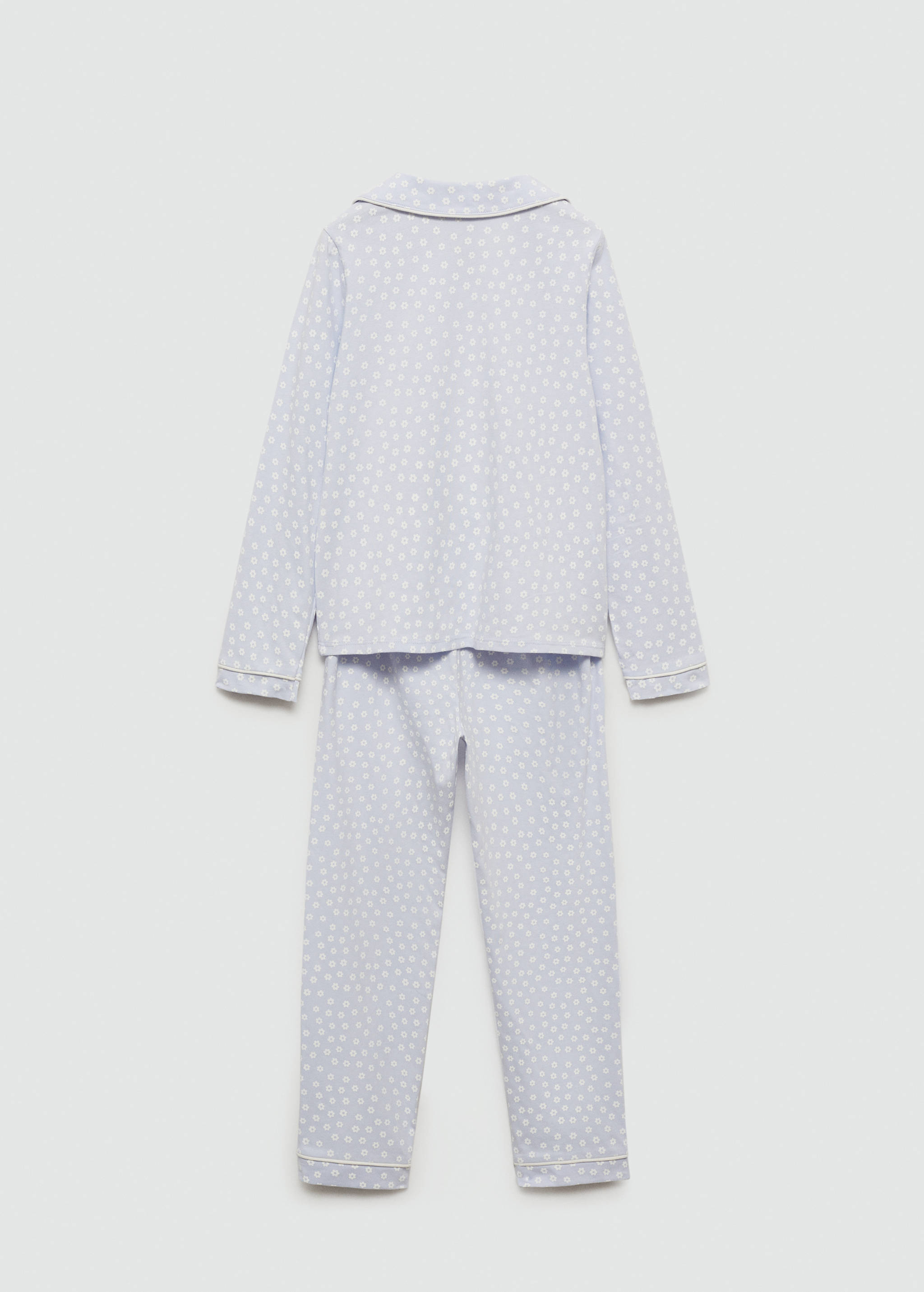 Pyjama fleurs coton - Verso de l’article