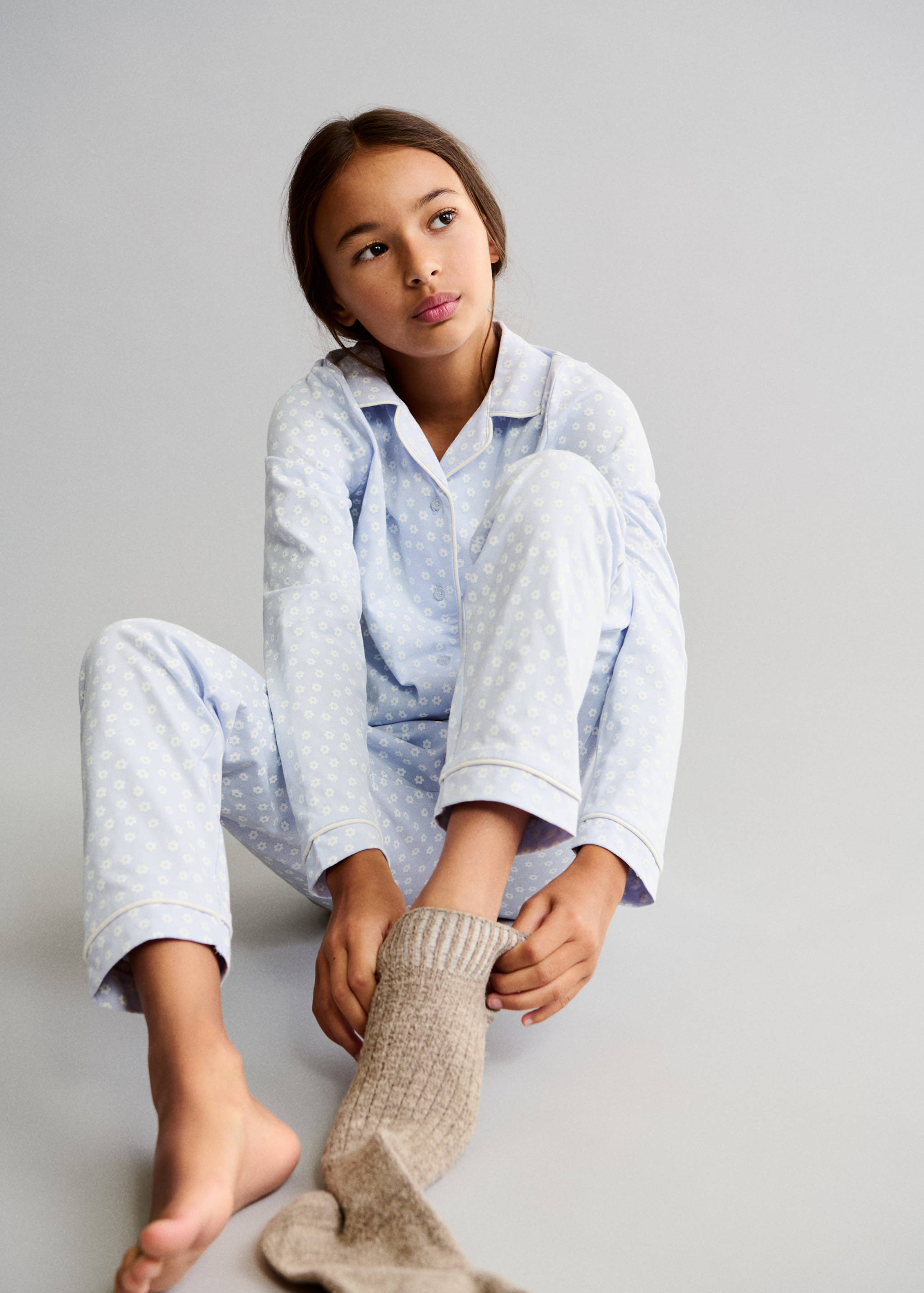 Pyjama fleurs coton - Détail de l'article 5