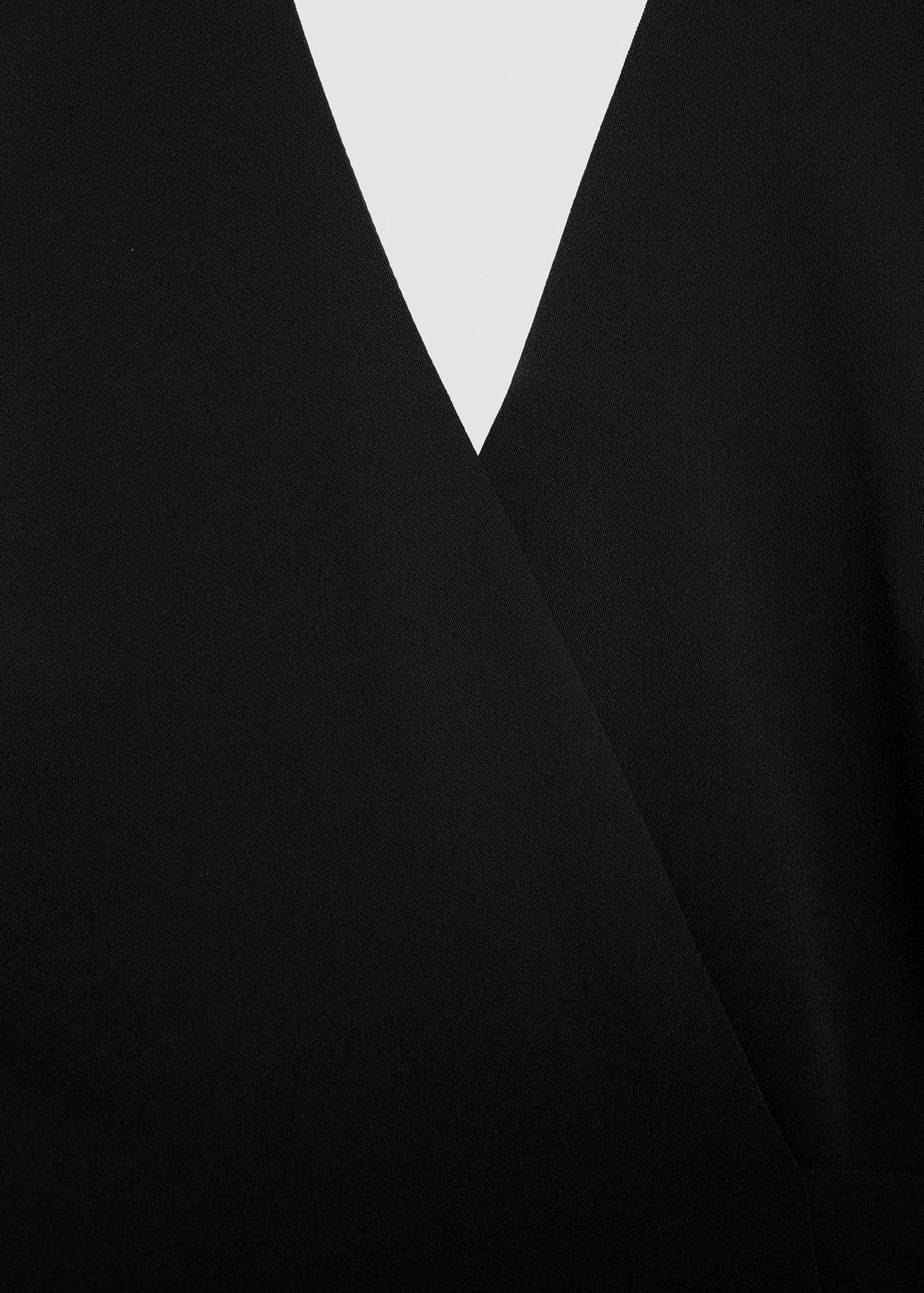 Halter-neck jumpsuit with belt - Details of the article 0