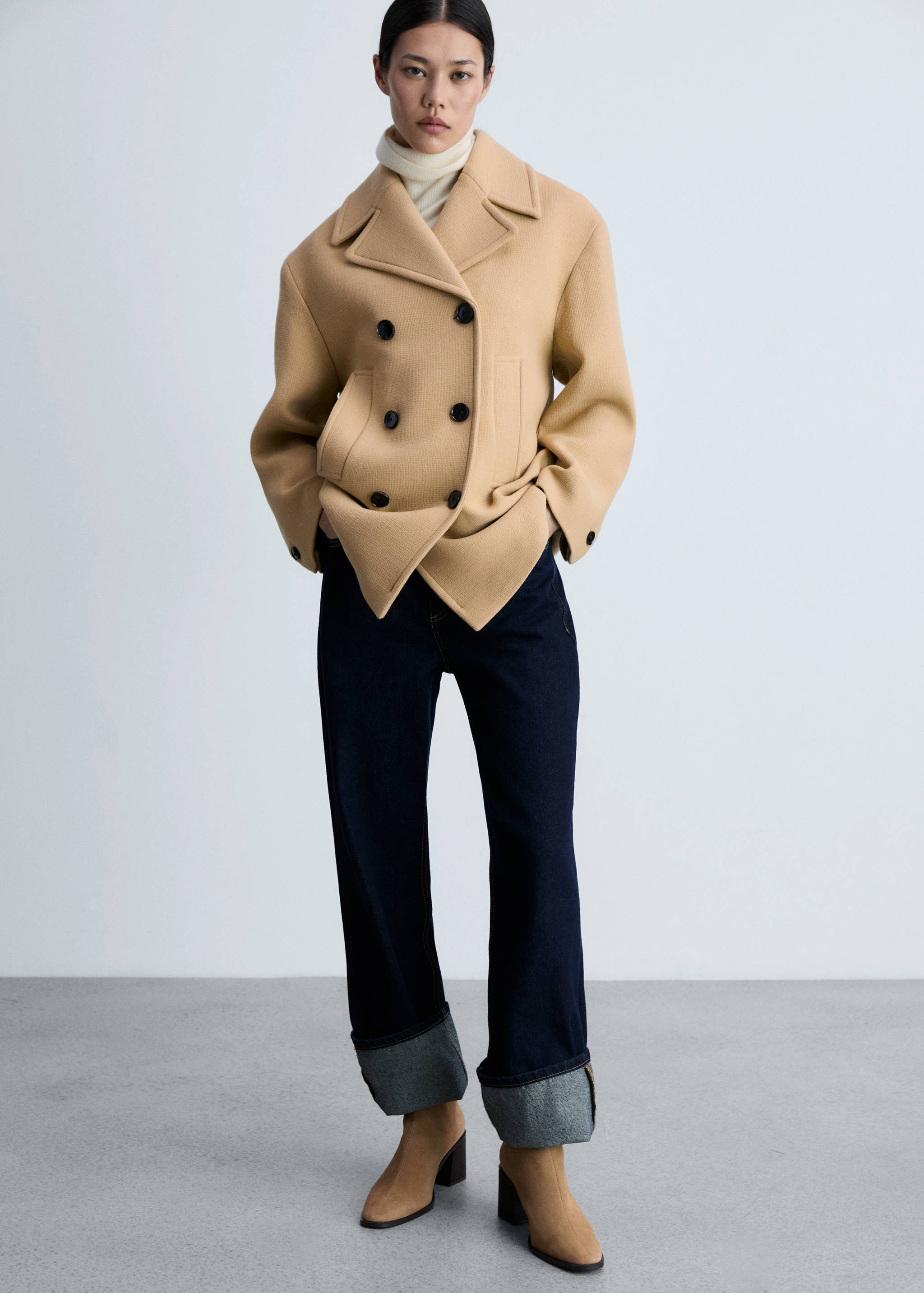 Leather heeled boots - General plane