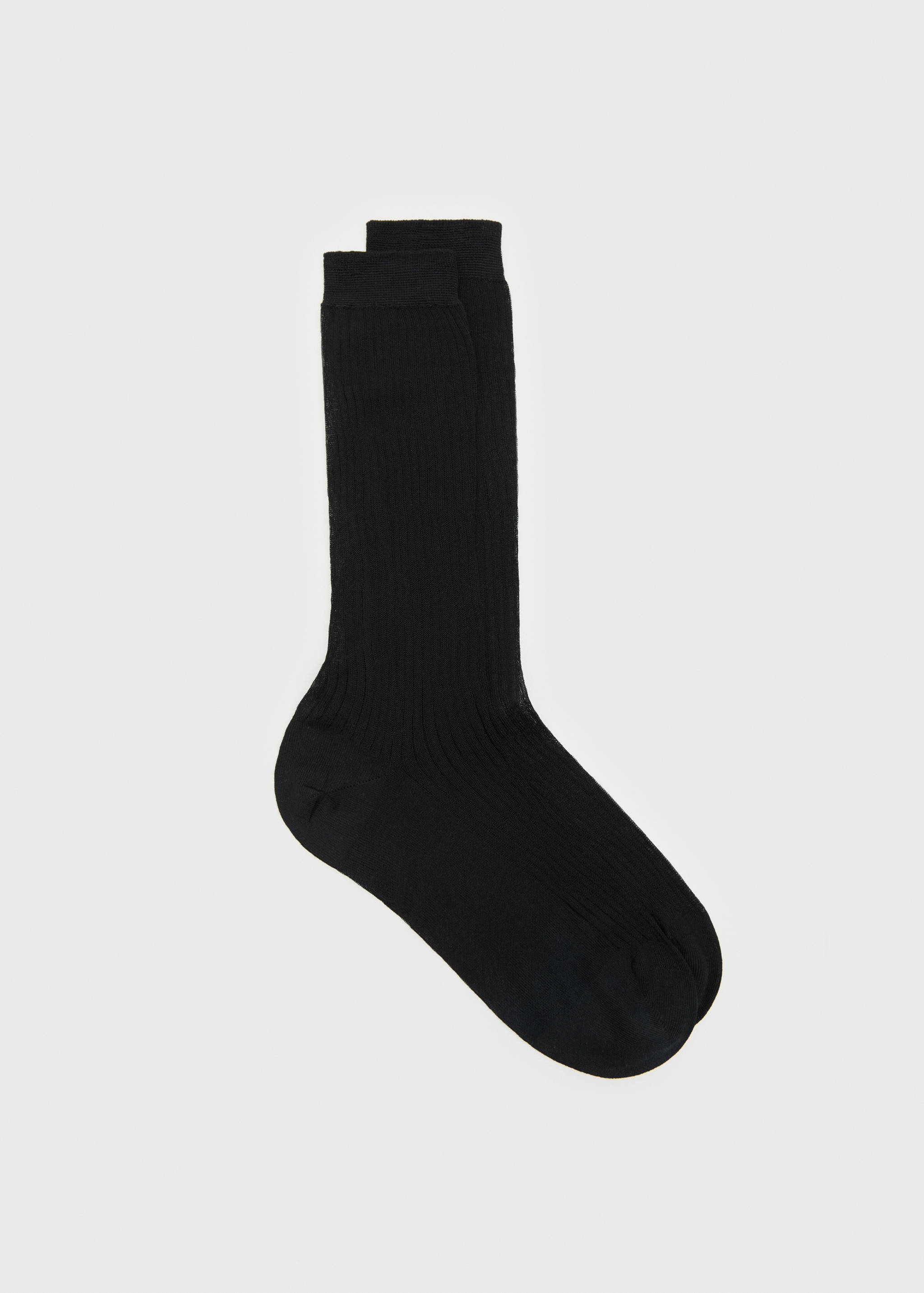 Ribbed cotton socks - Article without model