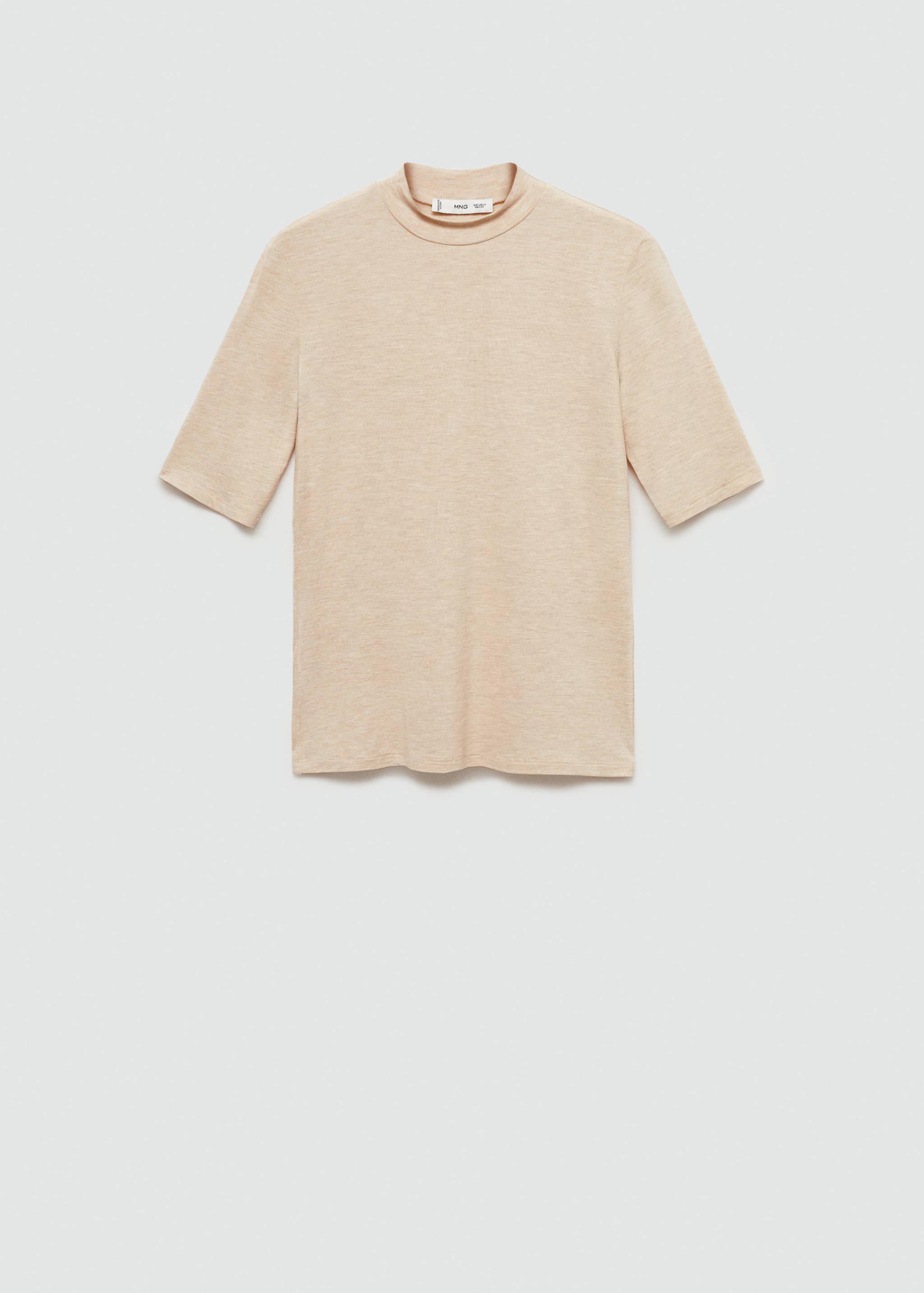 Short sleeve knitted t-shirt - Article without model