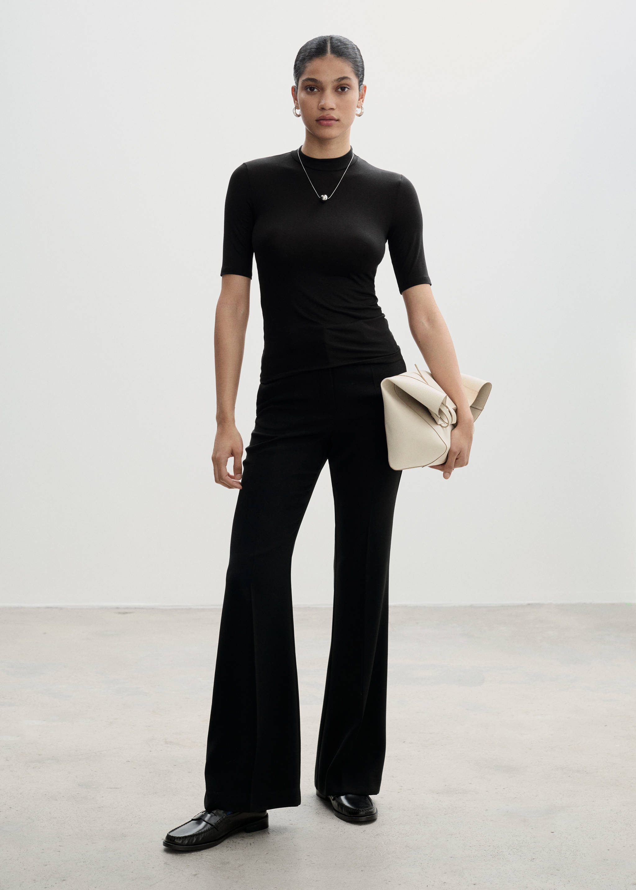 Short sleeve knitted t-shirt - General plane