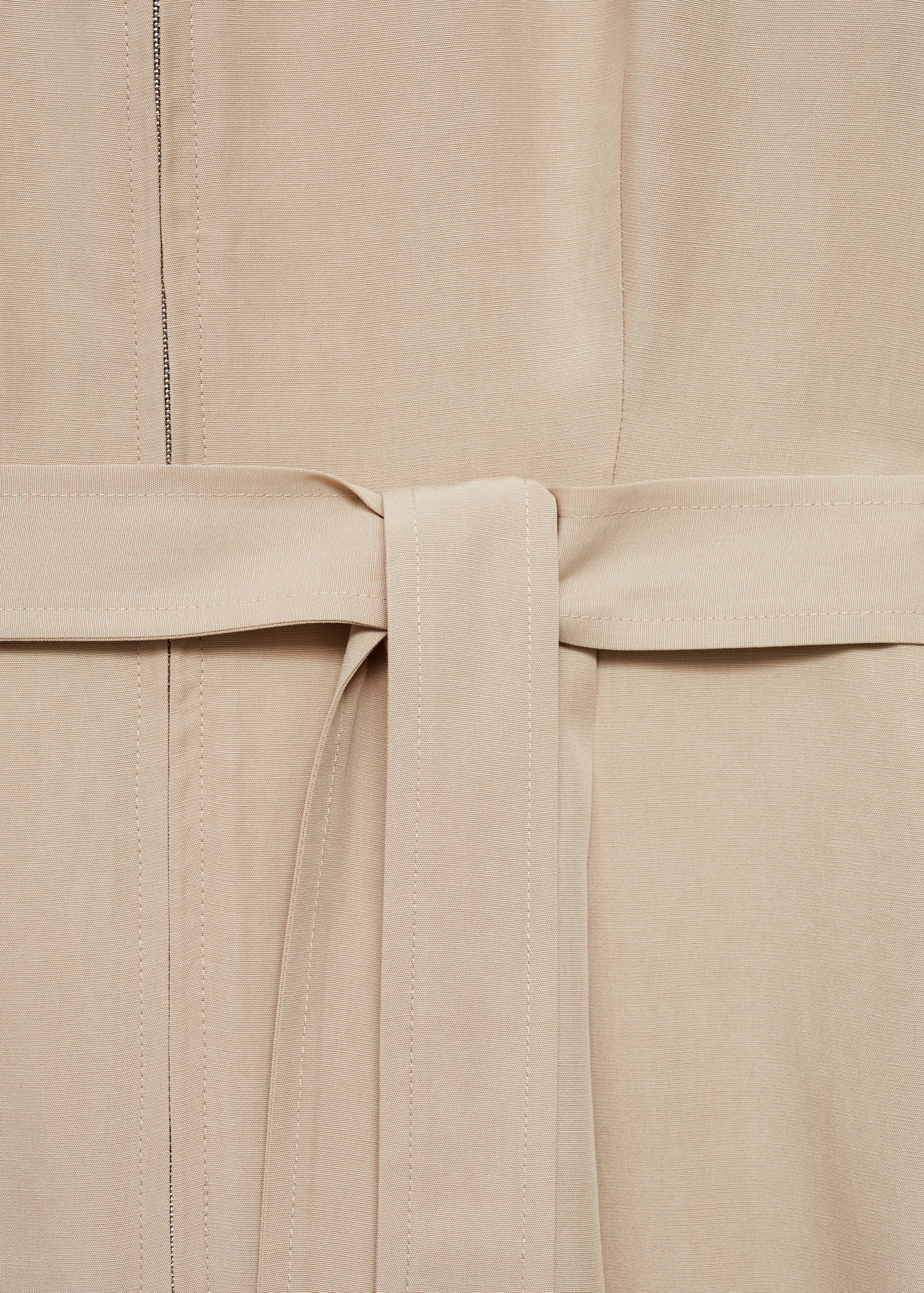 Lyocell shirt-collar jumpsuit - Details of the article 0