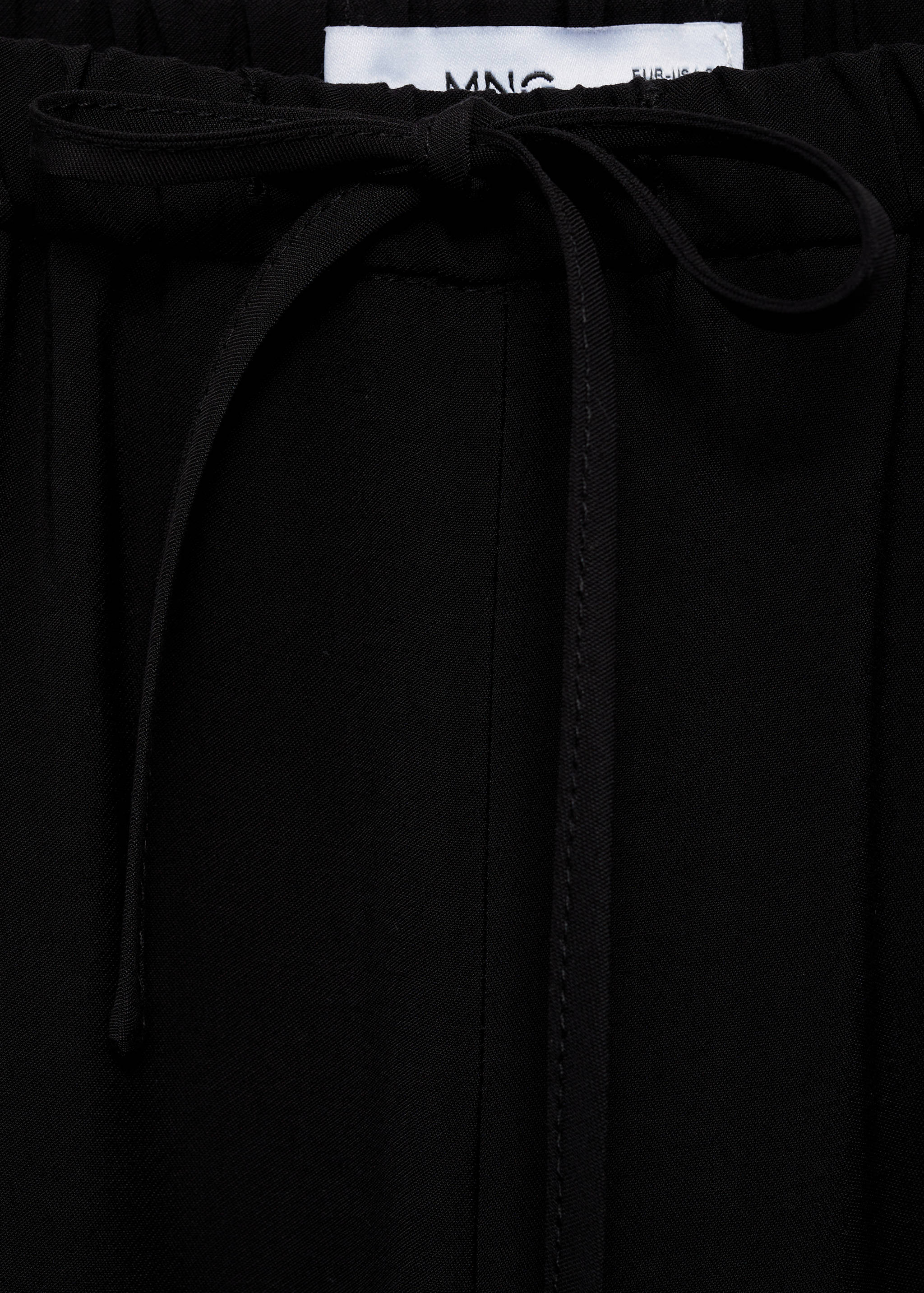 Прямые брюки из струящейся ткани - Деталь изделия 8