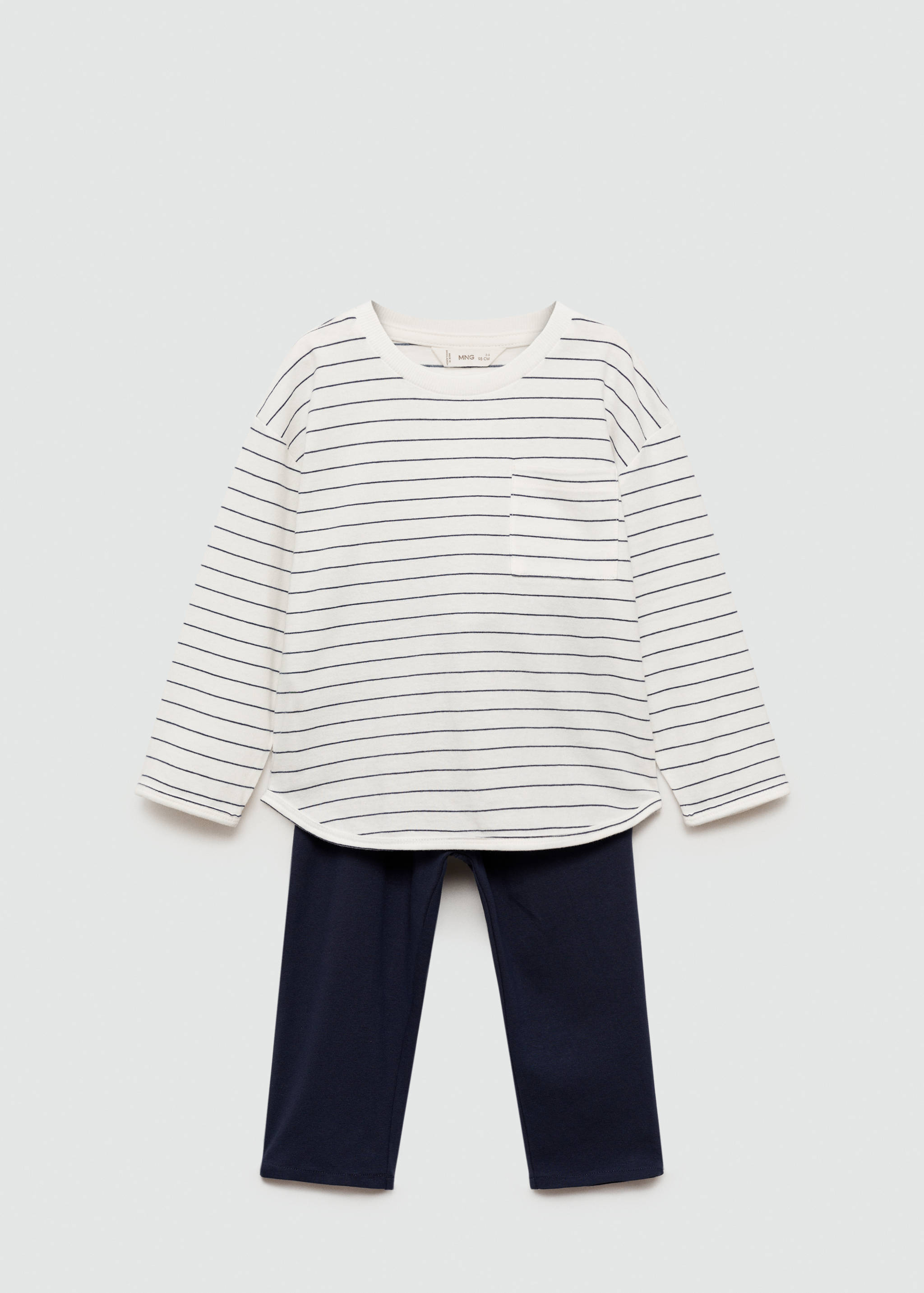 Striped long pyjamas - Article without model