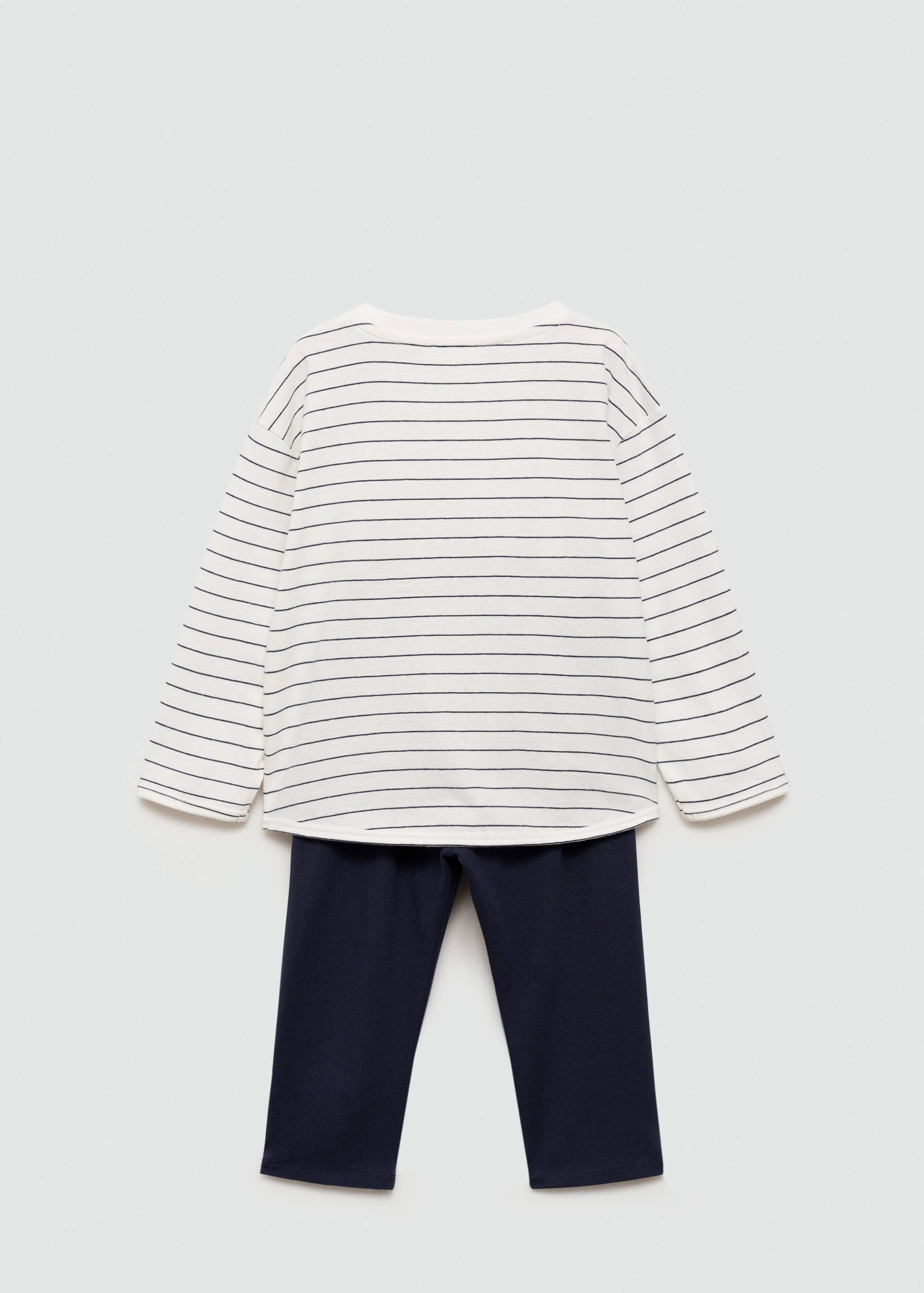 Striped long pyjamas - Reverse of the article