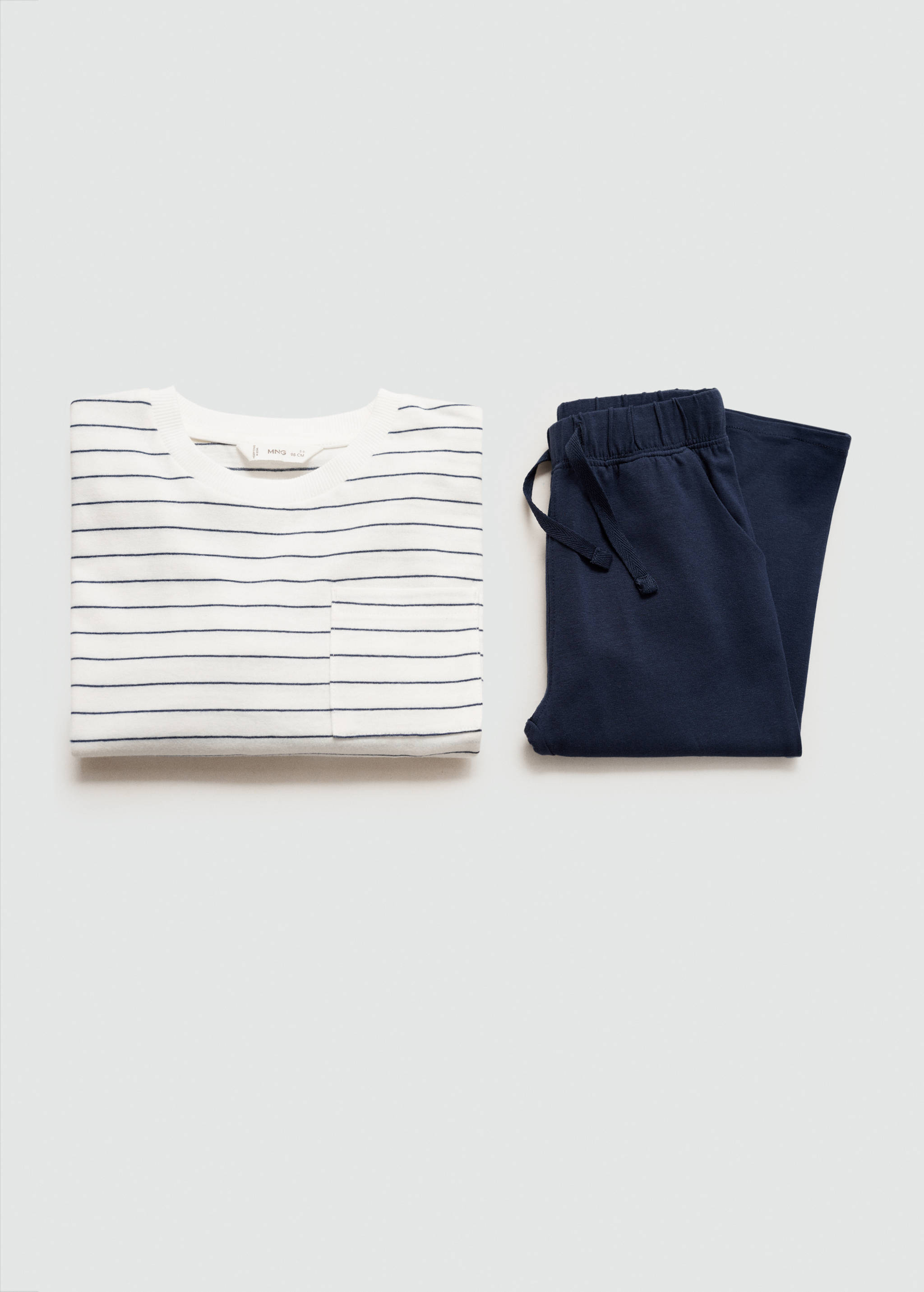 Striped long pyjamas - Details of the article 0