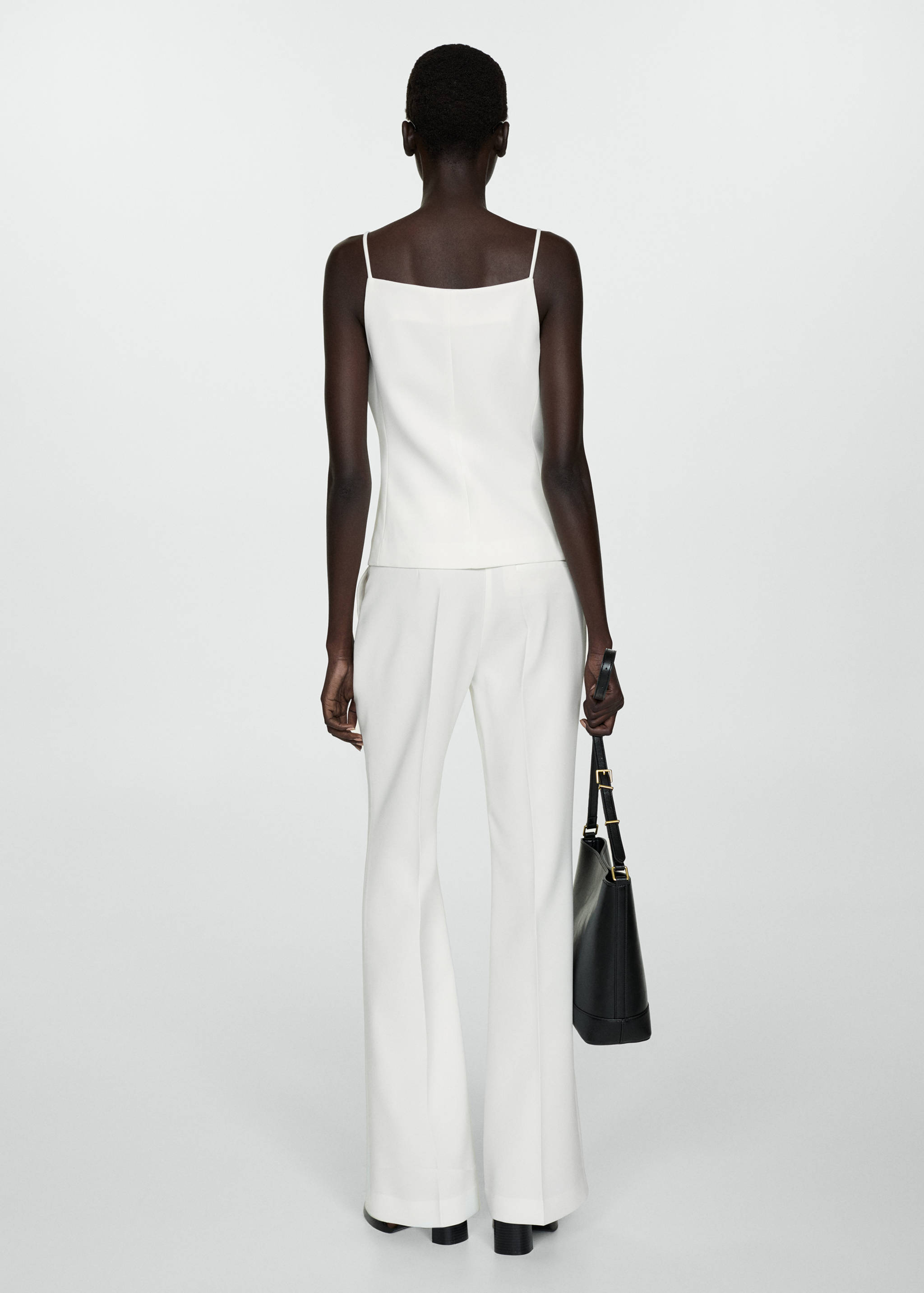 Straight suit trousers - Reverse of the article