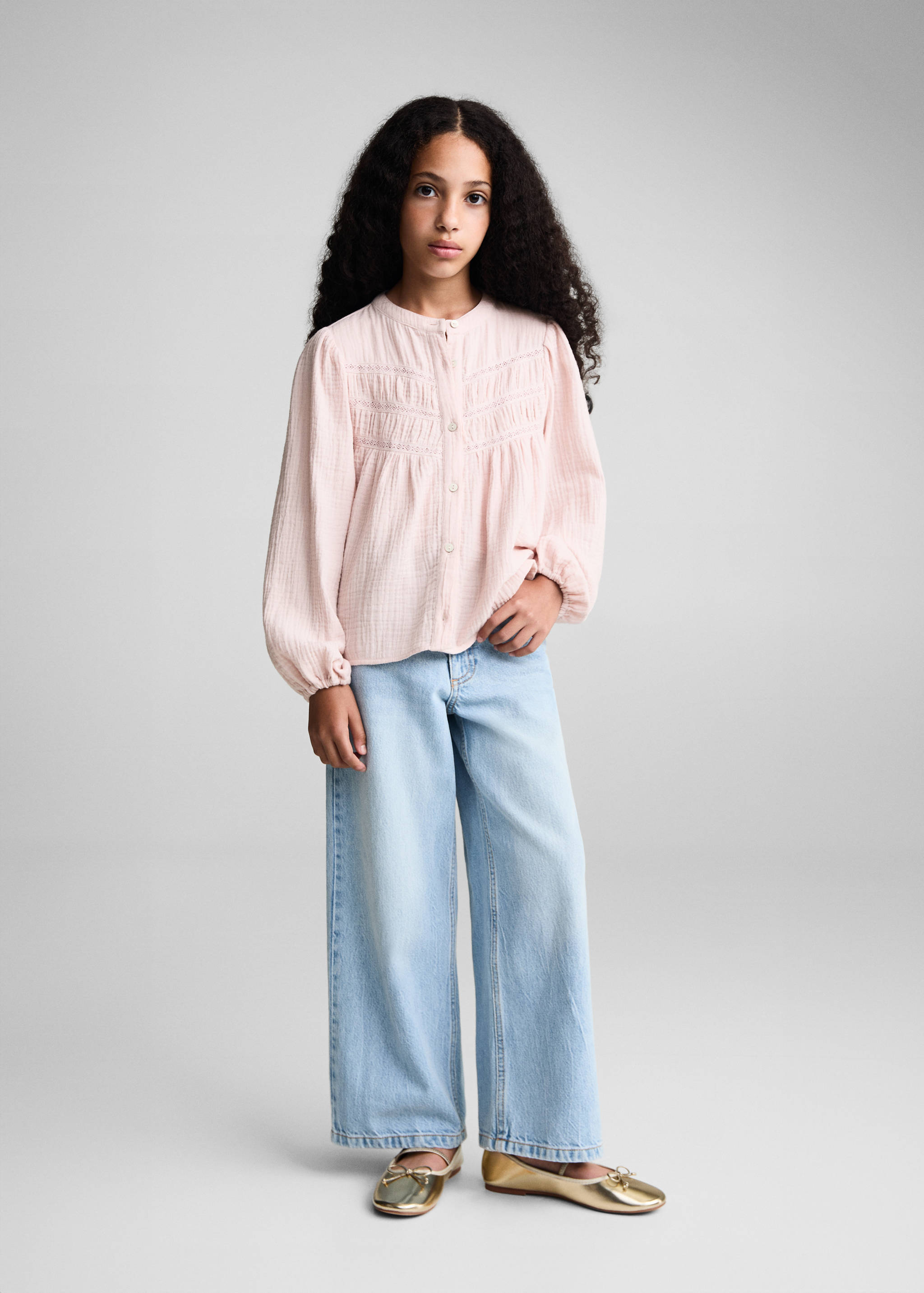 Bamboo cotton blouse - General plane