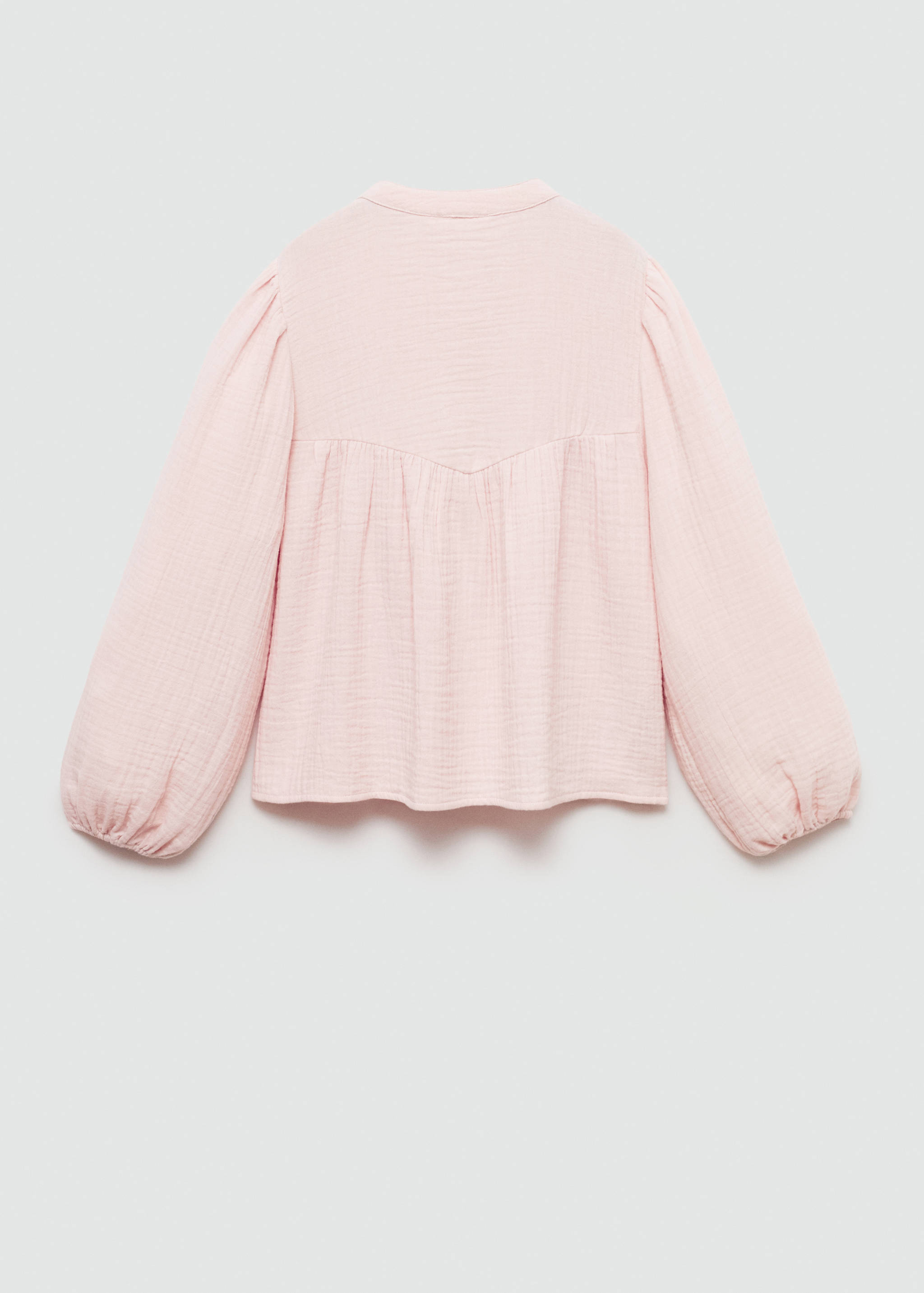 Bamboo cotton blouse - Reverse of the article