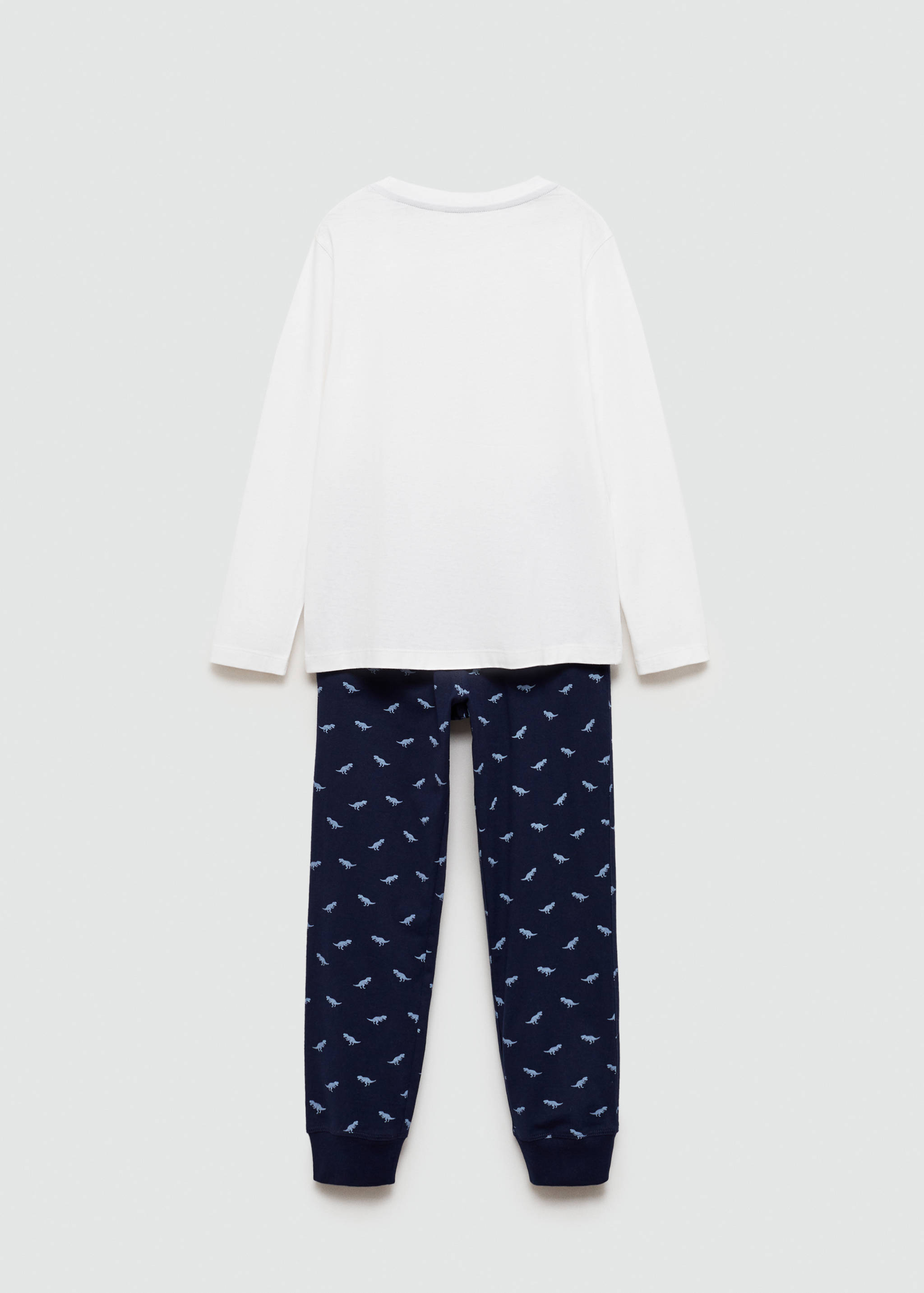Pyjama long en coton - Verso de l’article