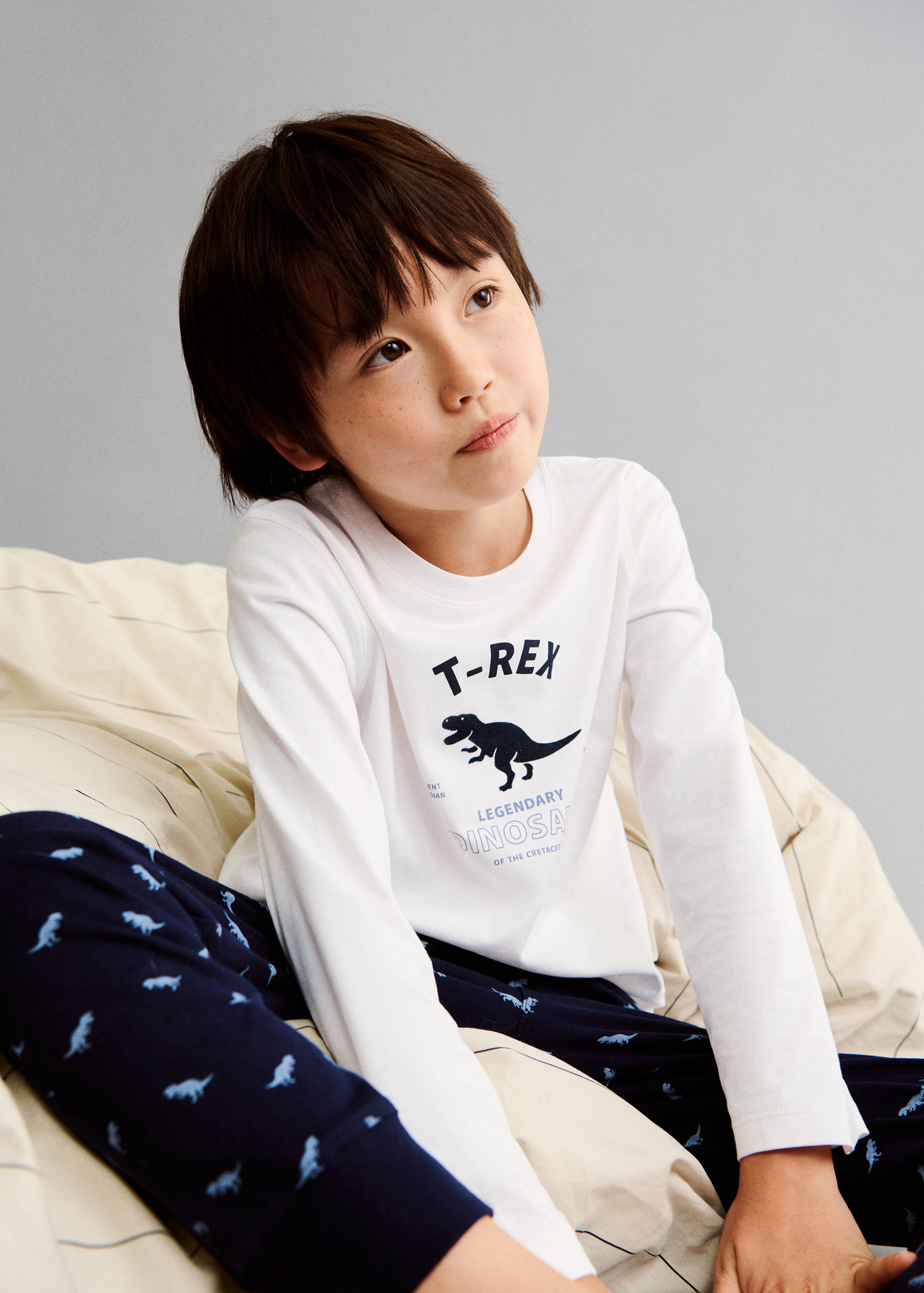 Pyjama long en coton - Détail de l'article 5