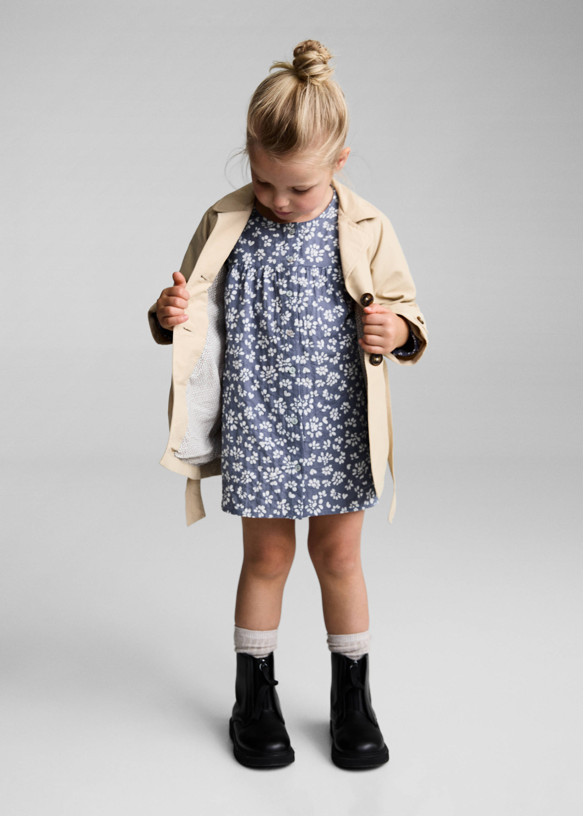Floral print dress - General plane