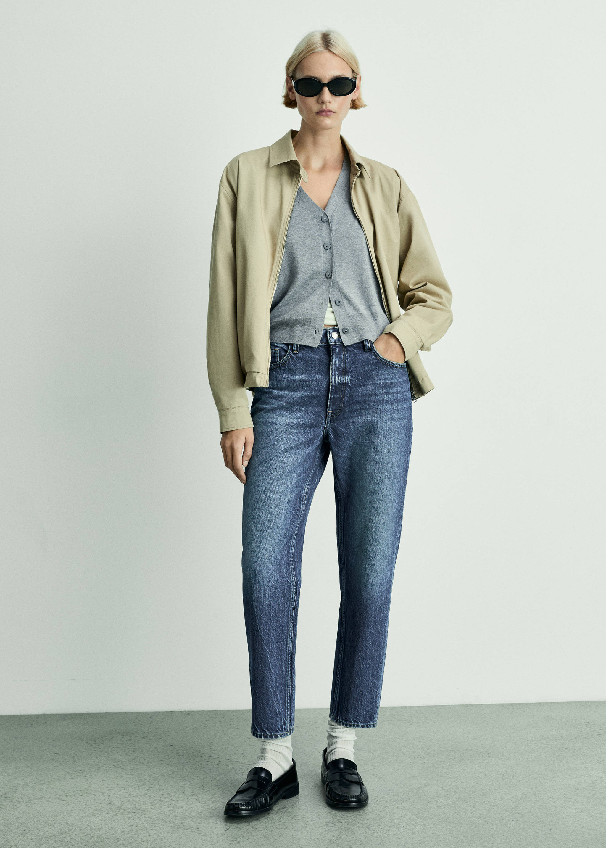 Jeans Mom2000 mom tiro alto - Plano general