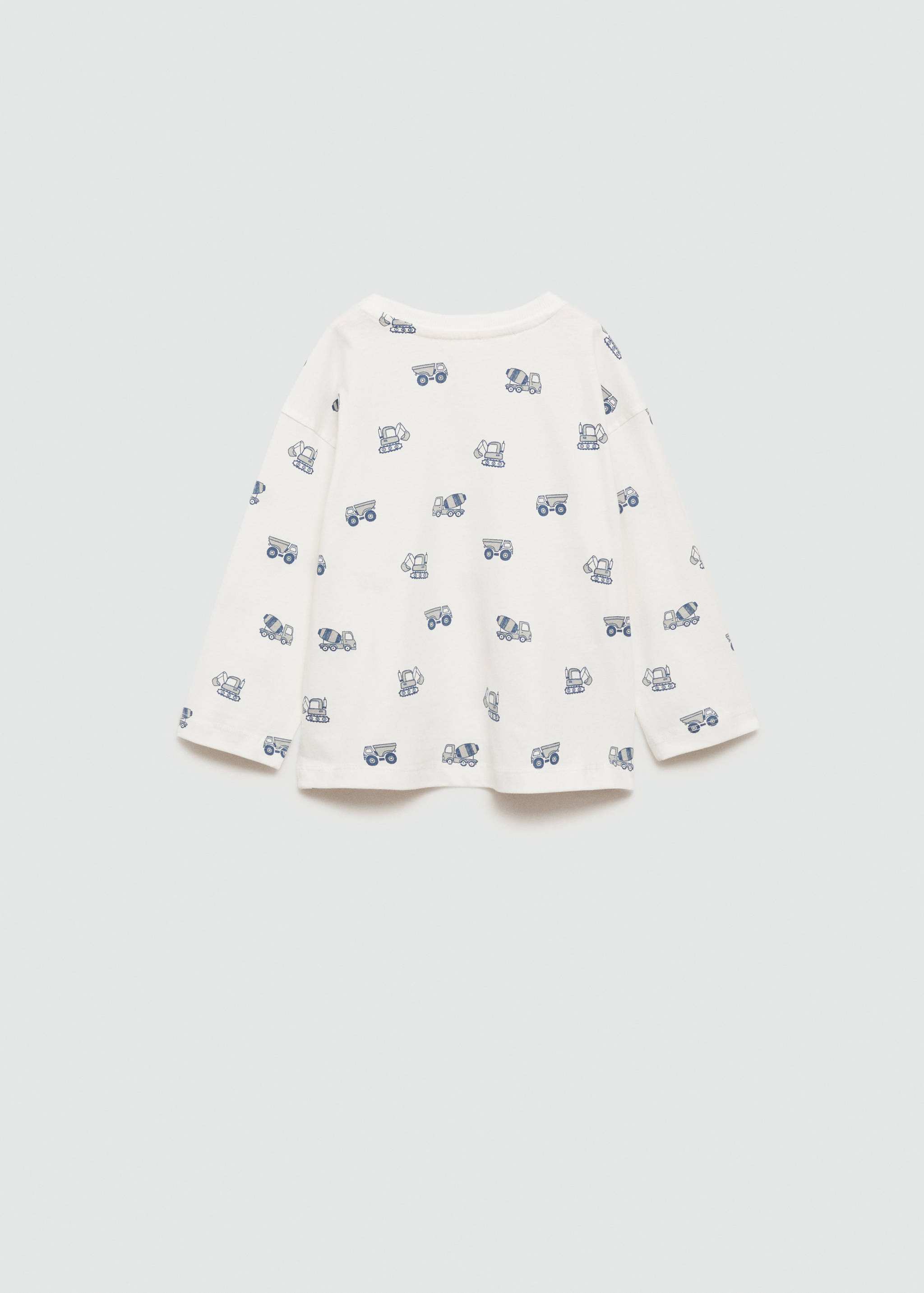 T-shirt en coton imprimé - Verso de l’article