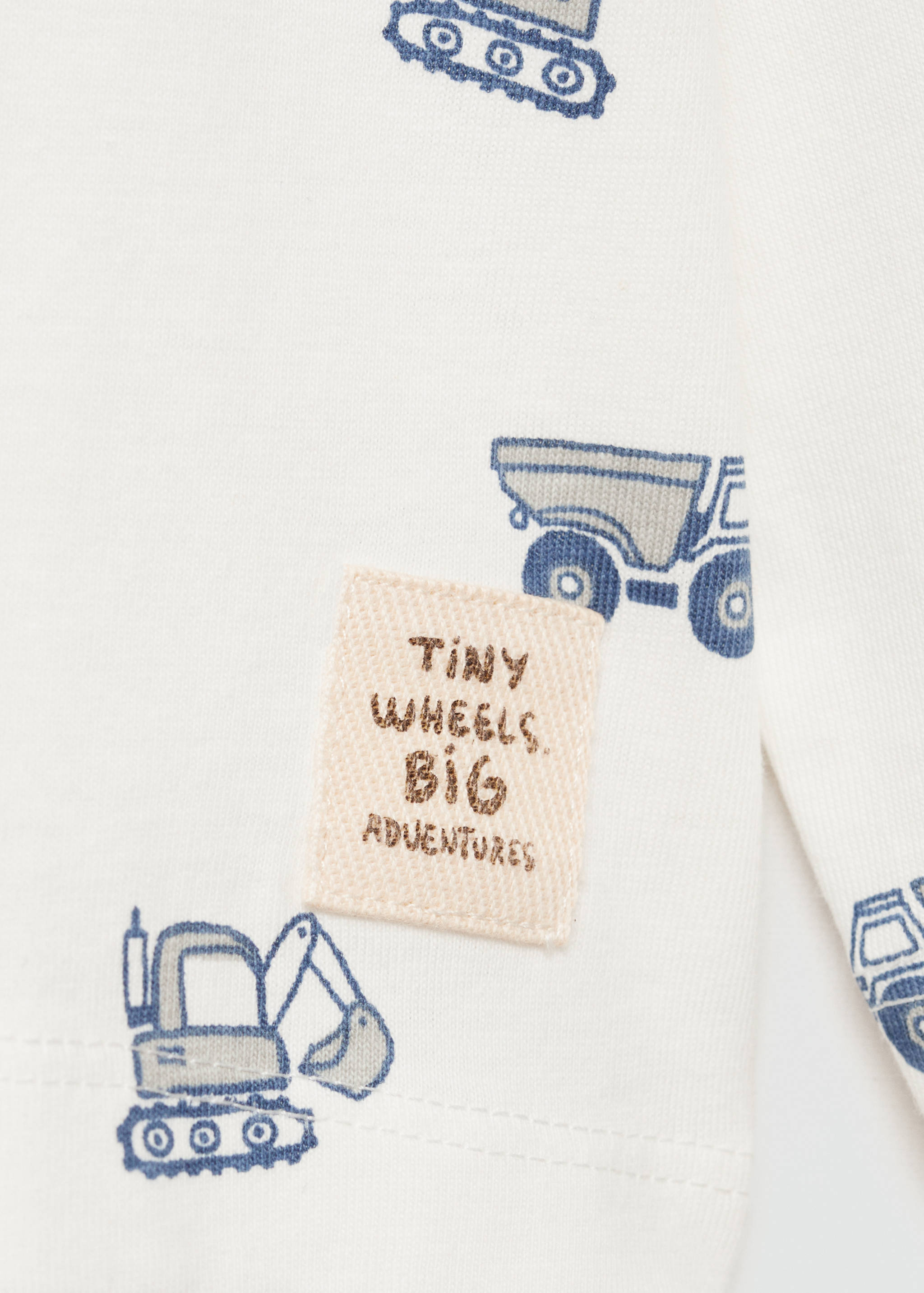 T-shirt en coton imprimé - Détail de l'article 0