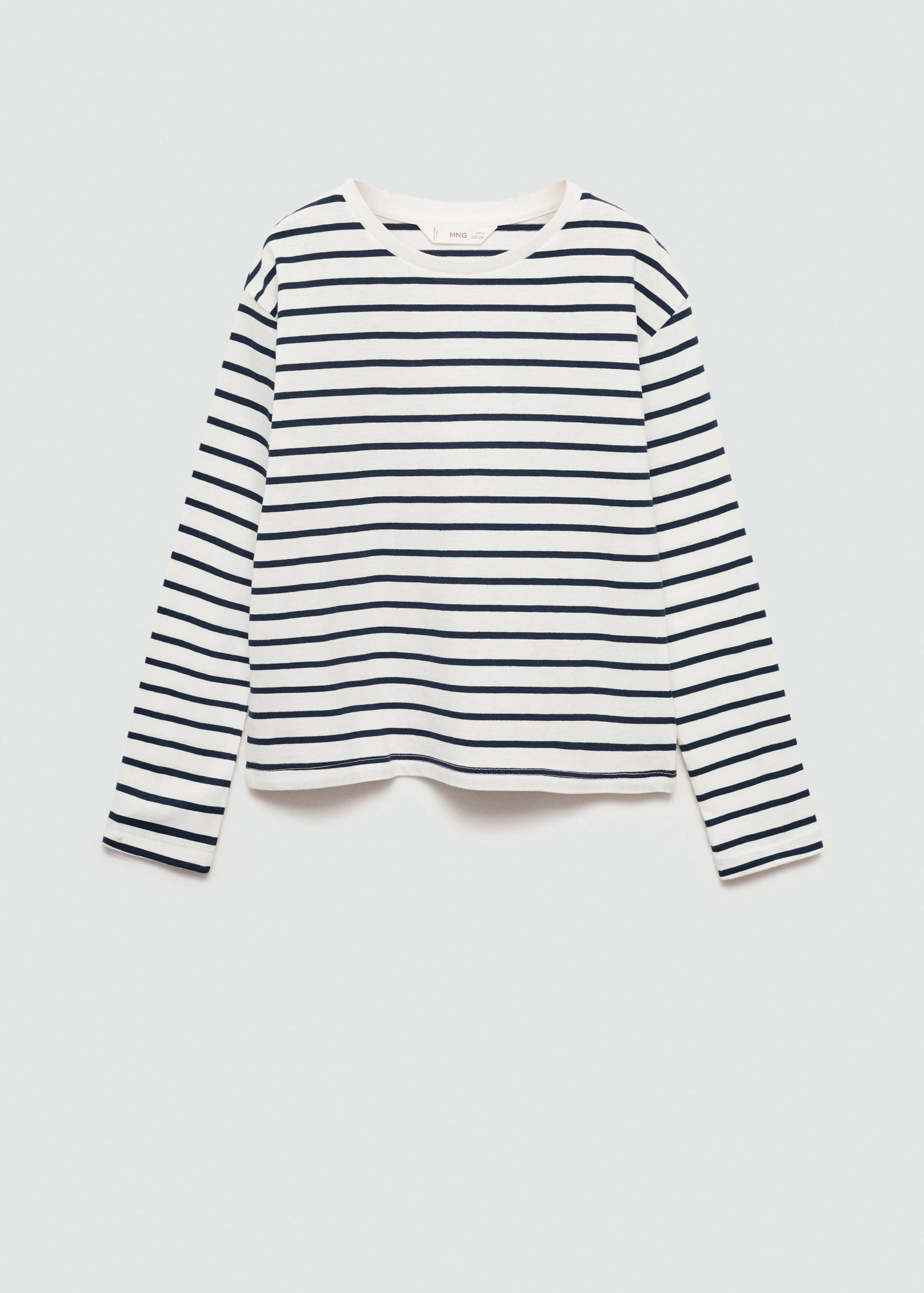 Striped cotton T-shirt - Article without model