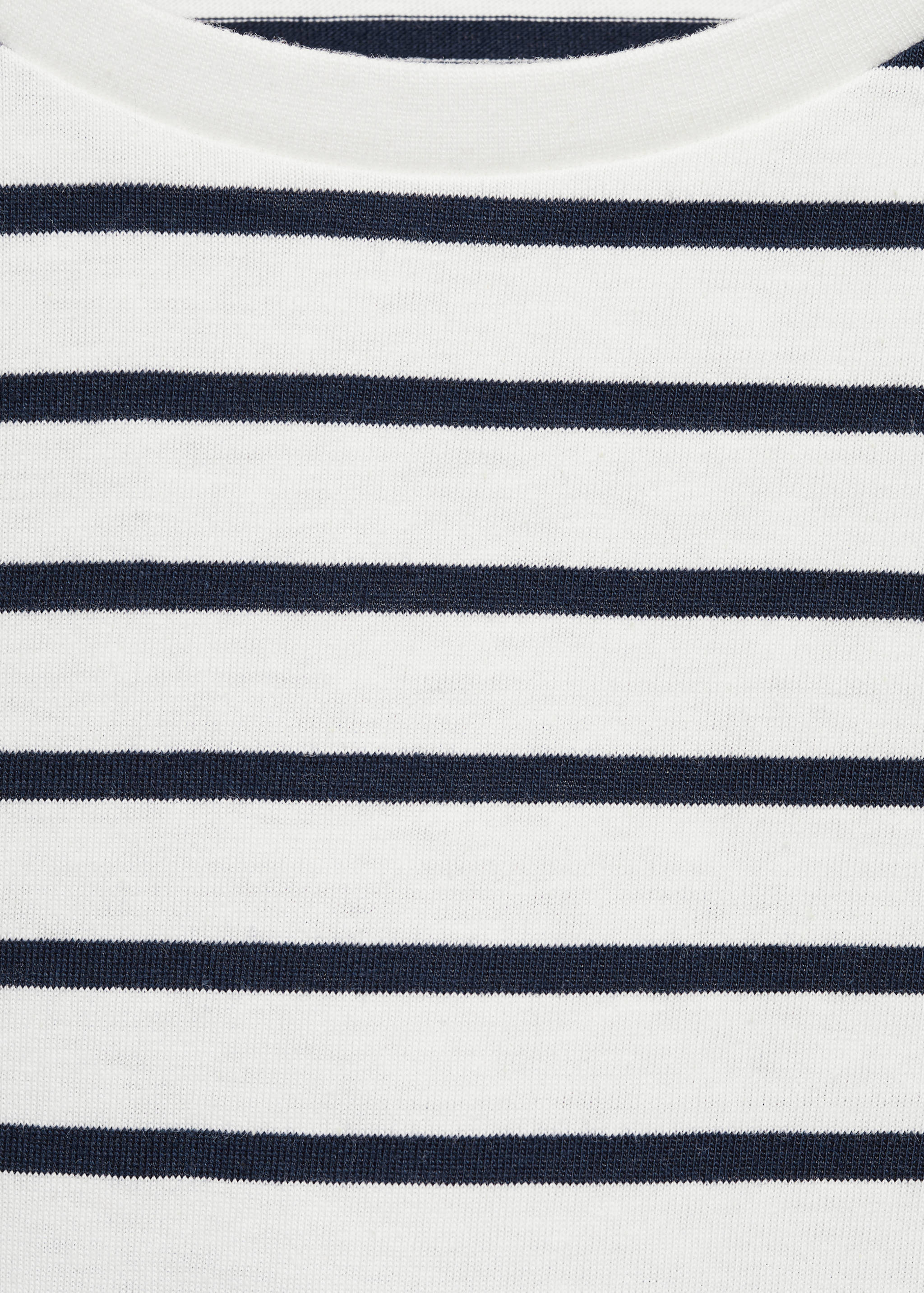 Striped cotton T-shirt - Details of the article 0